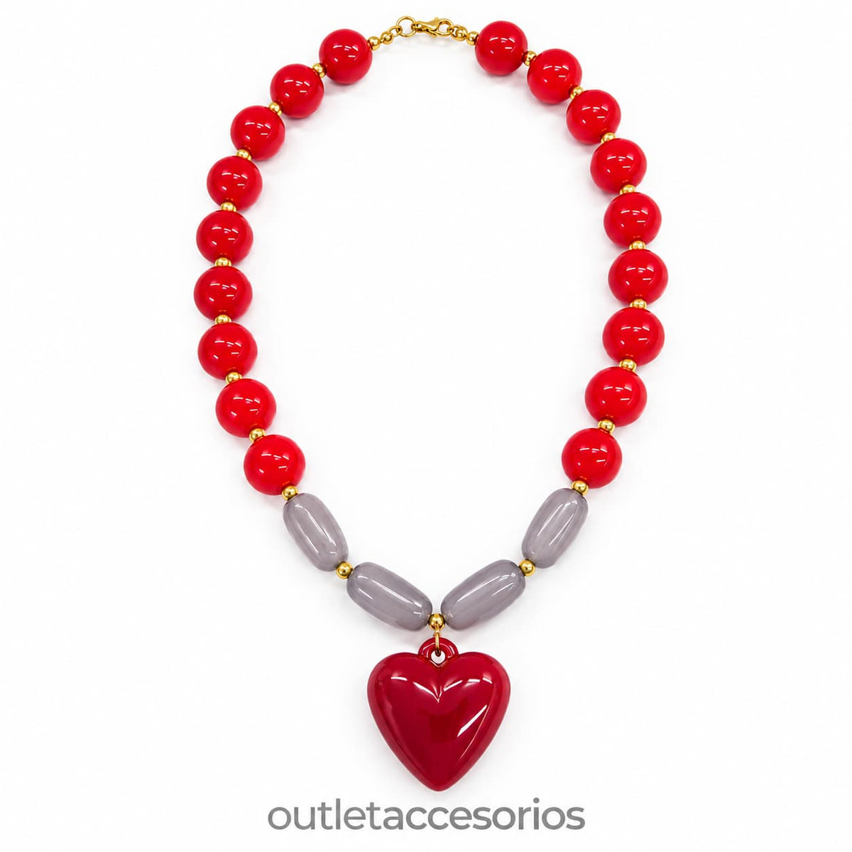 Collar amaranto
