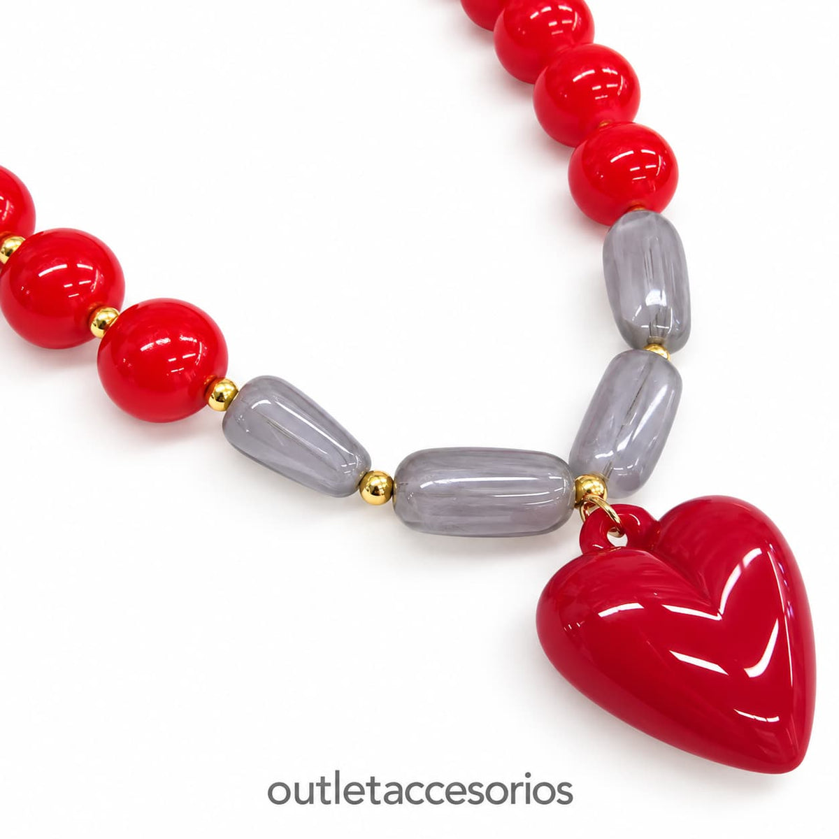 Collar amaranto