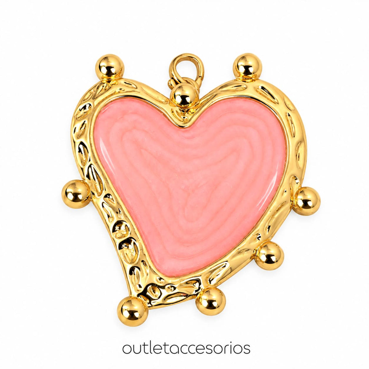Dije corazon barroco