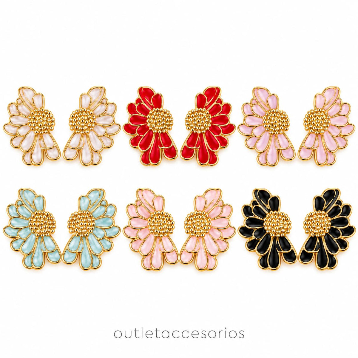 Aros semi flor
