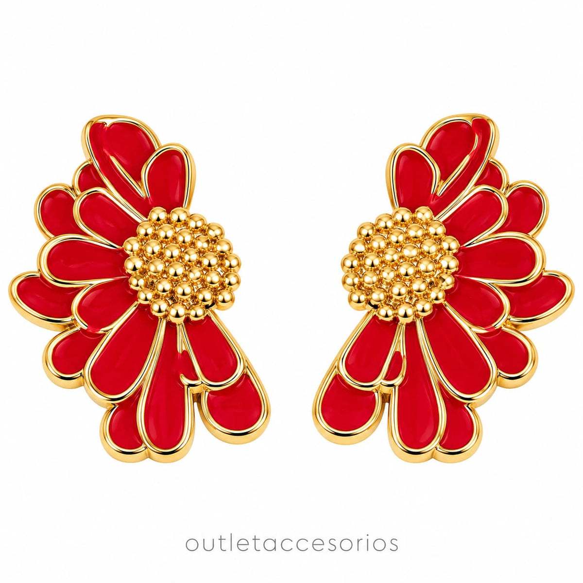 Aros semi flor