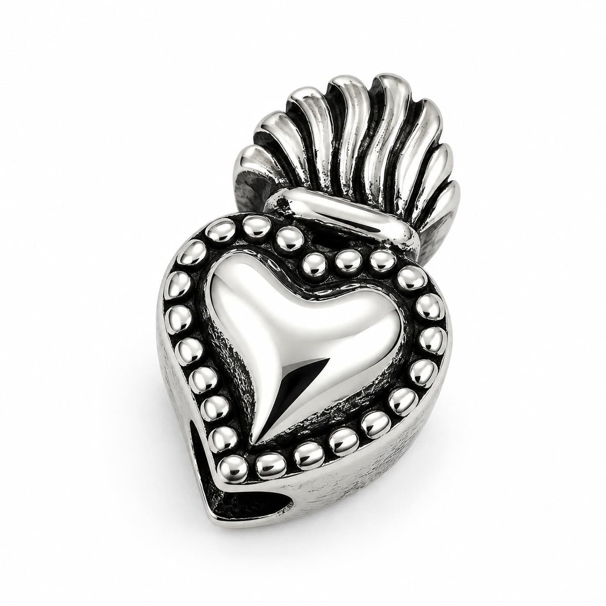 Charms corazon llamas