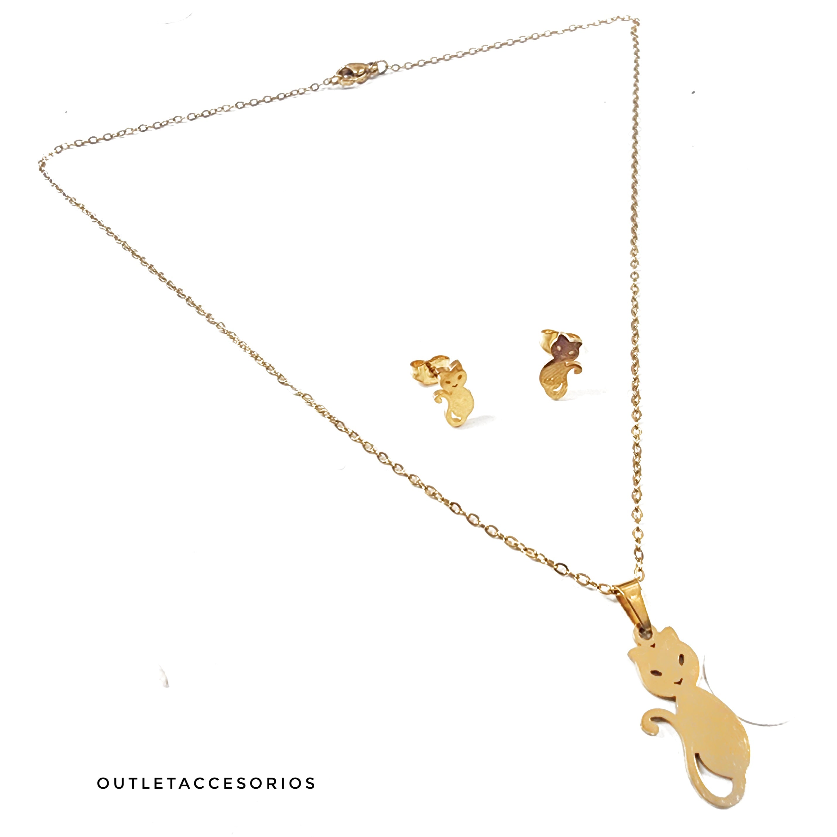 Collar Gatos + aros