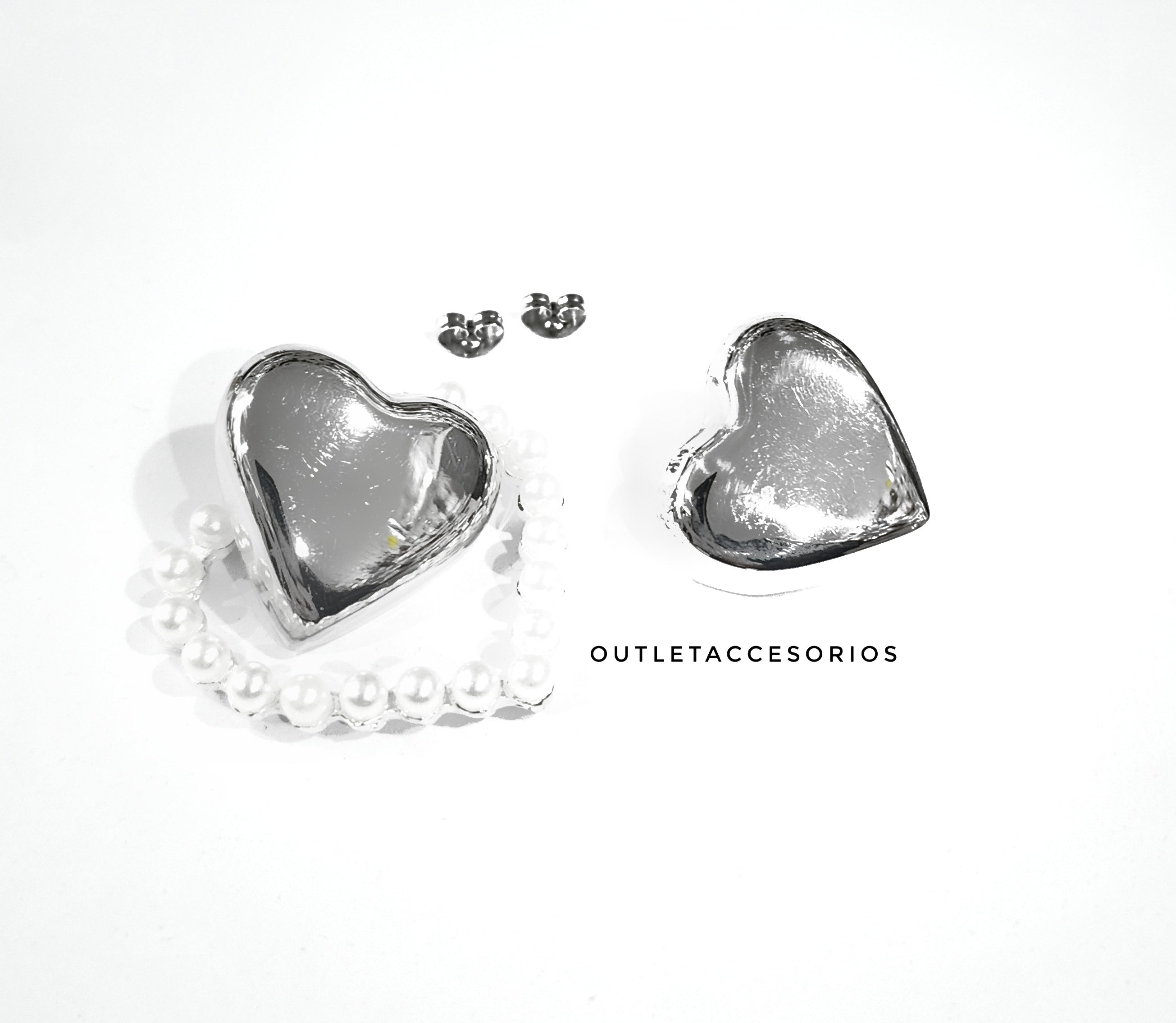 Aros corazon Olivia