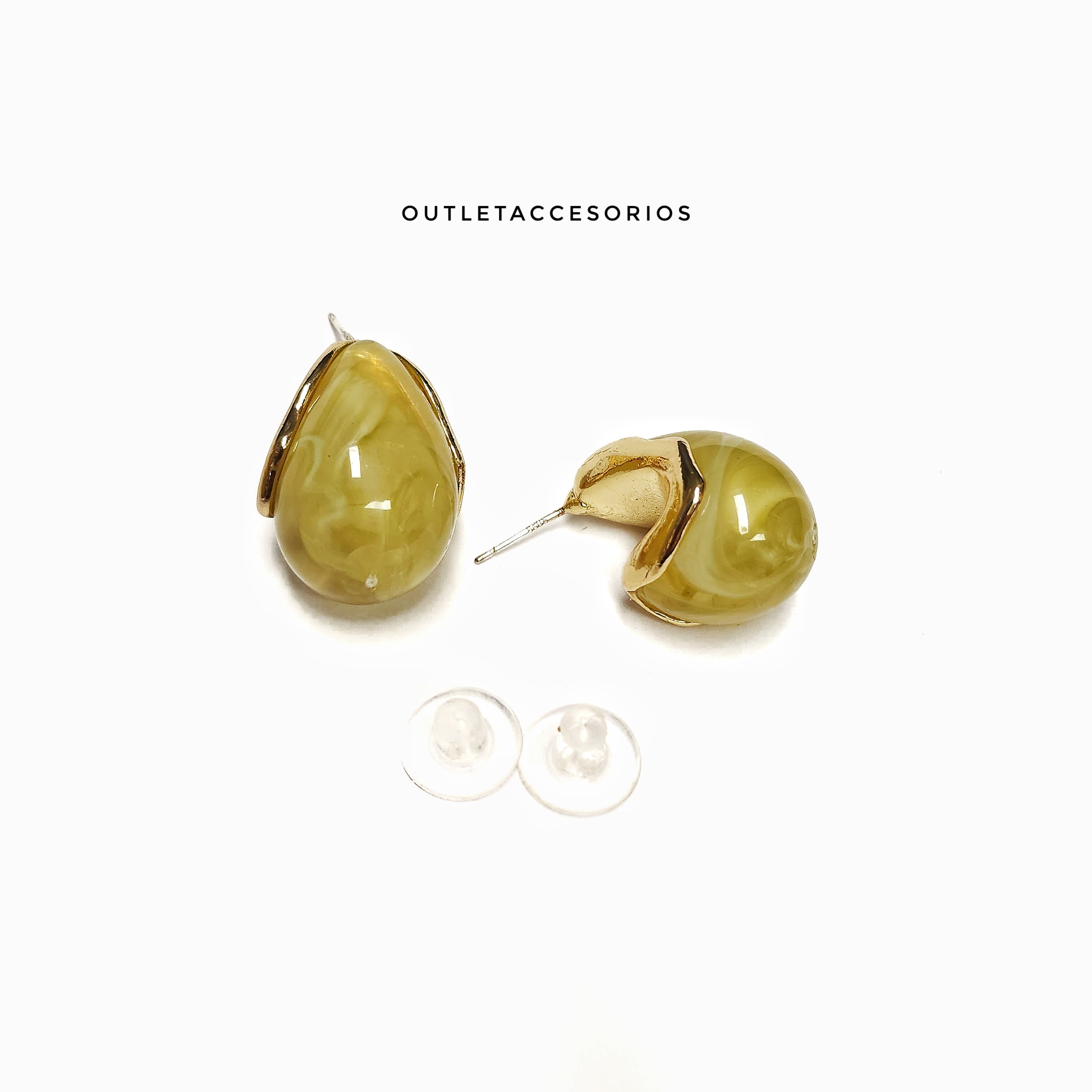 Aros gota Magnolias