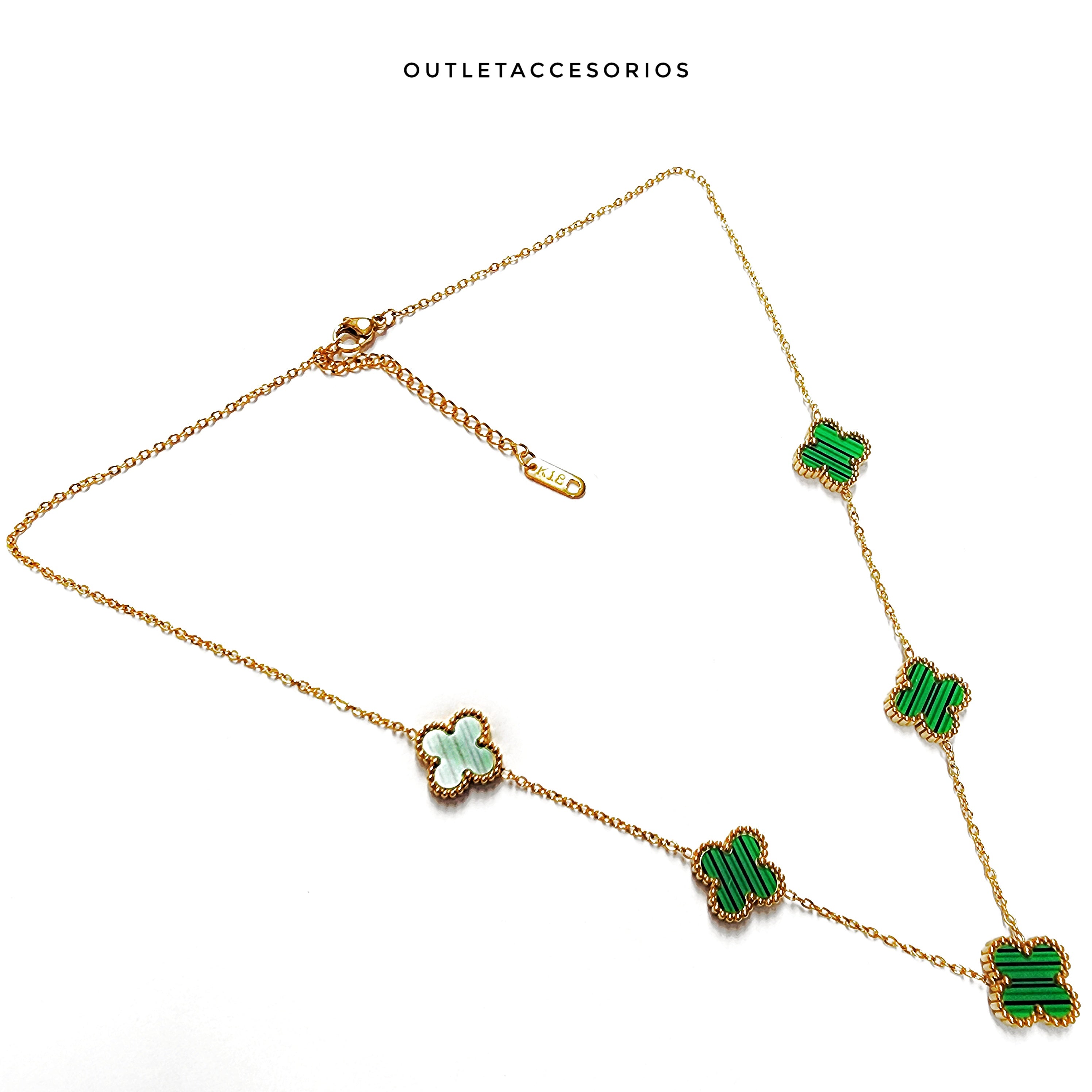 Collar Alhambra verde