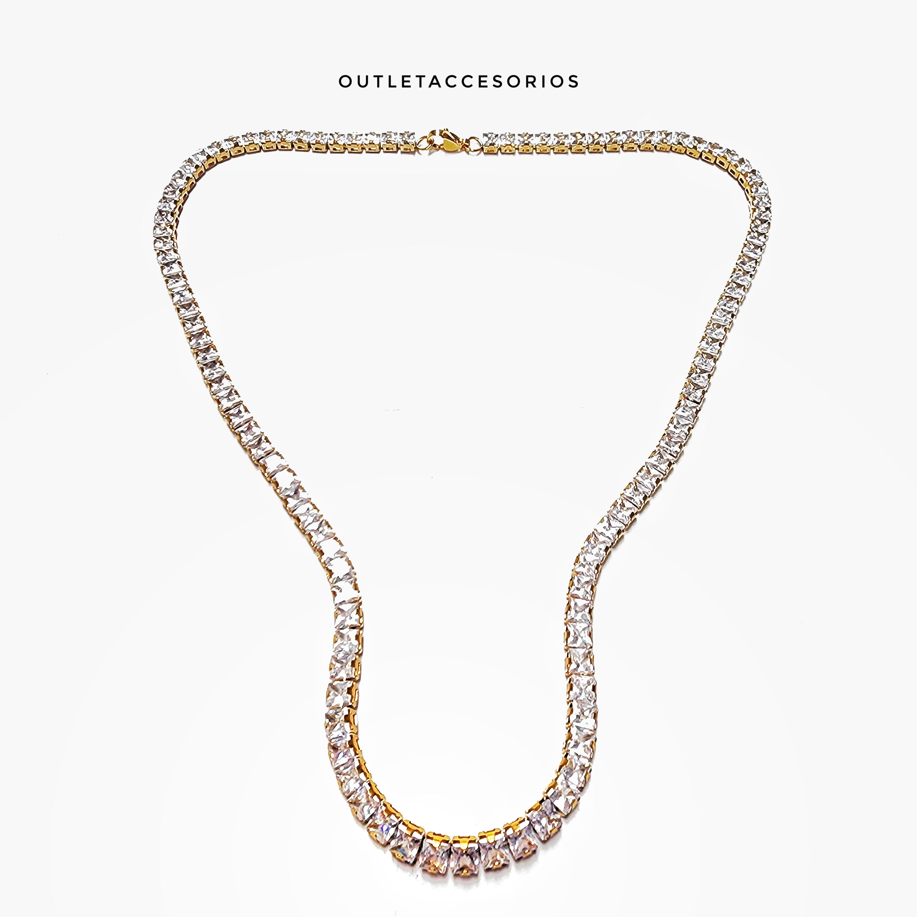 Collar Cristal dorado