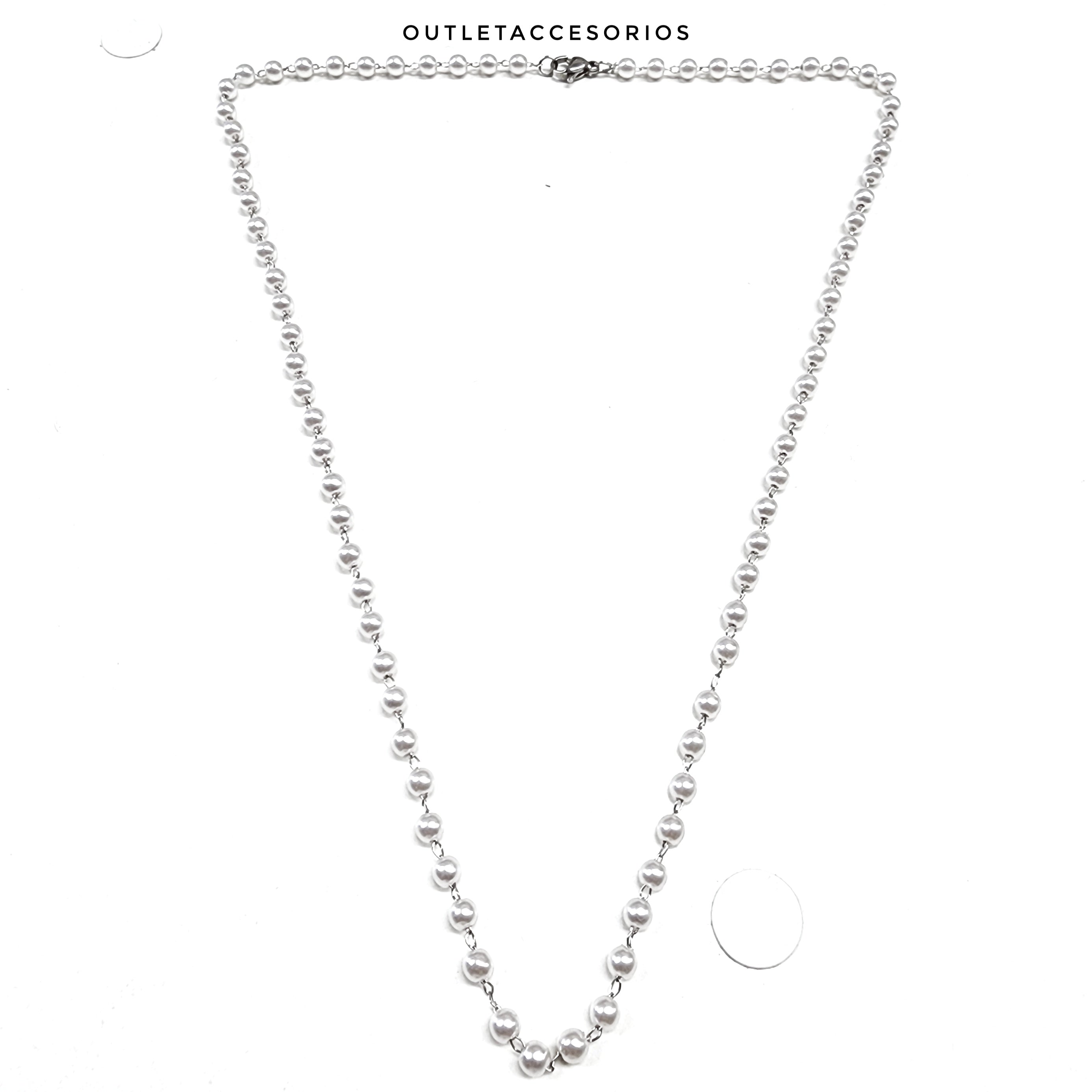 Collar La Perla Plateado