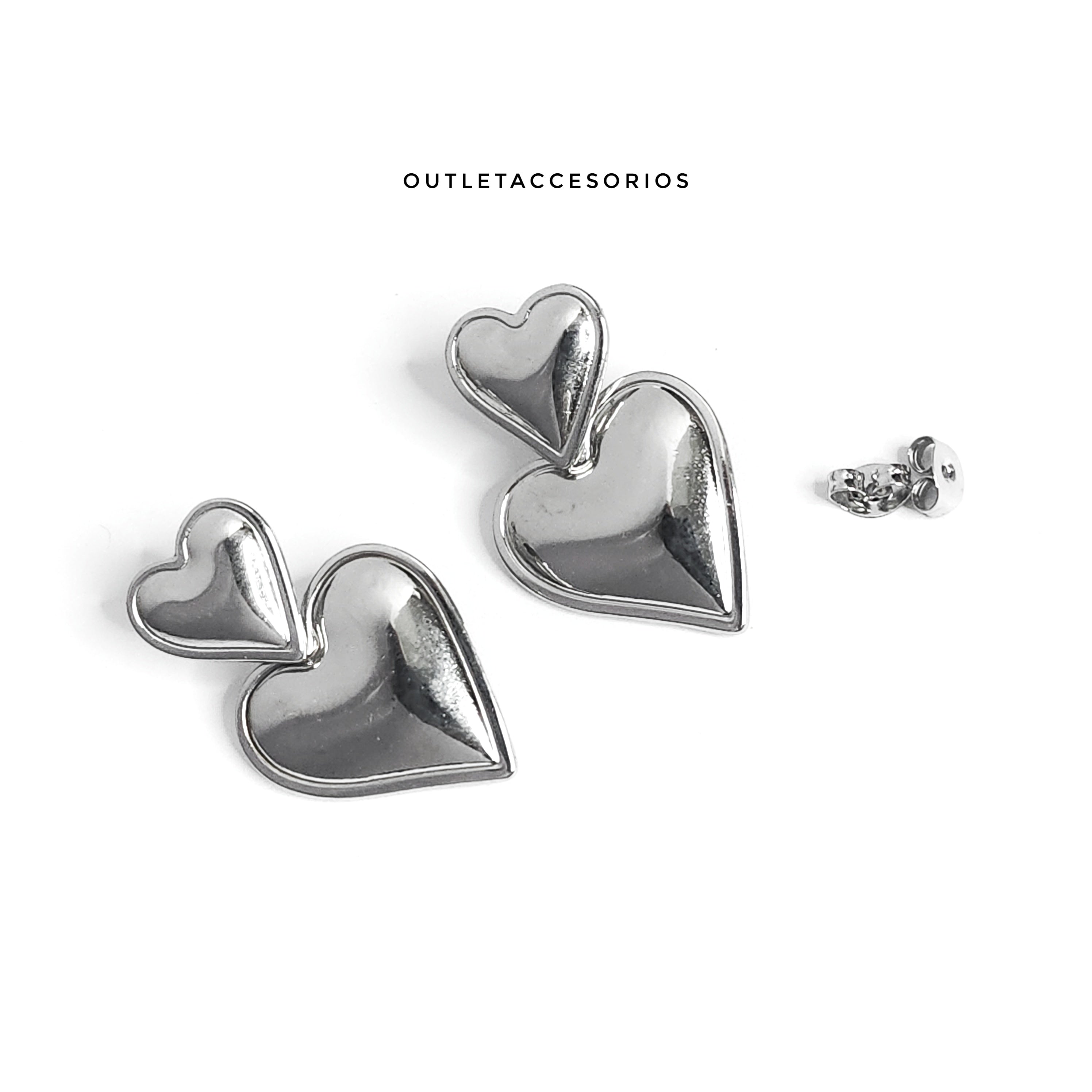 Aros Corazon Viviana