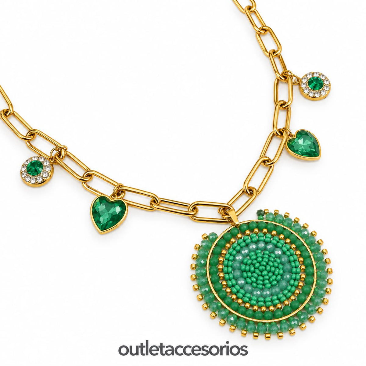 Collar esmeralda