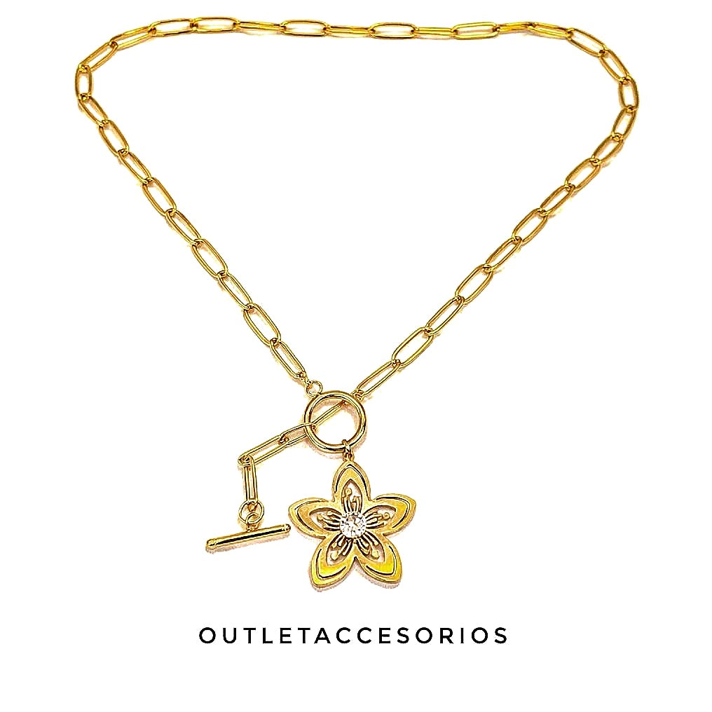 Collar flor