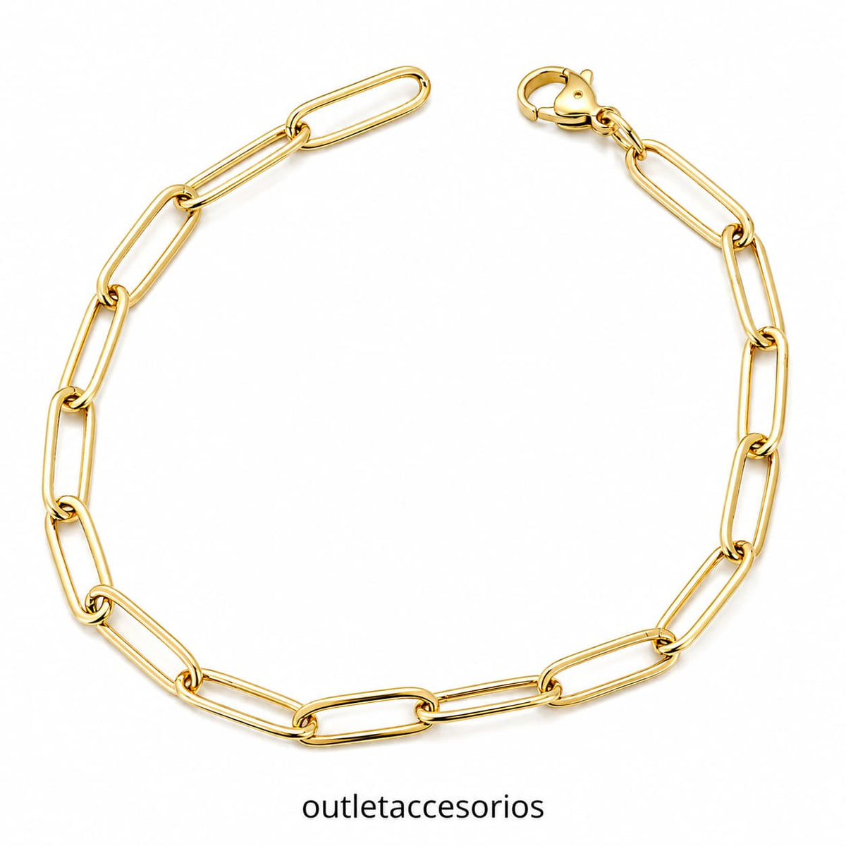 Pulsera eslabon dorado