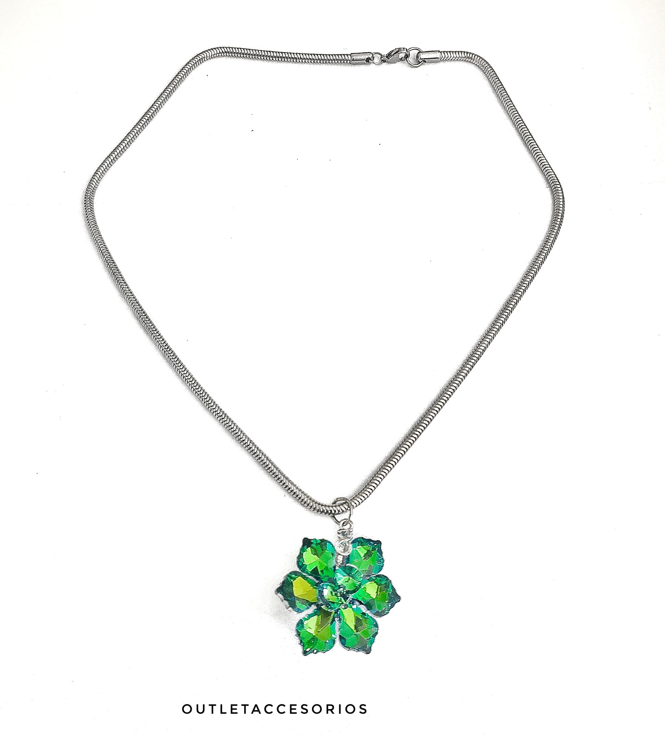 Cadena + flor ariana