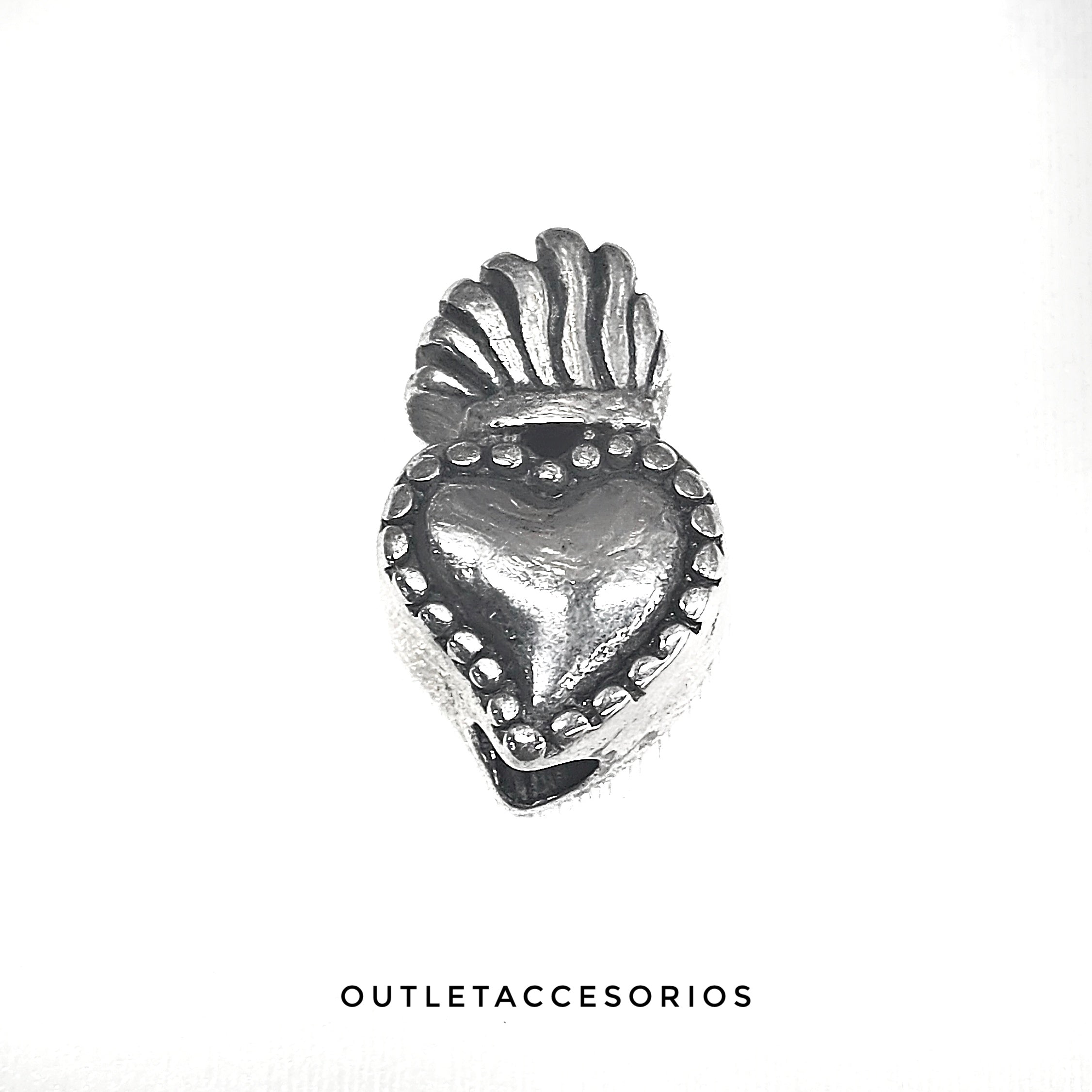 Charms corazon llamas