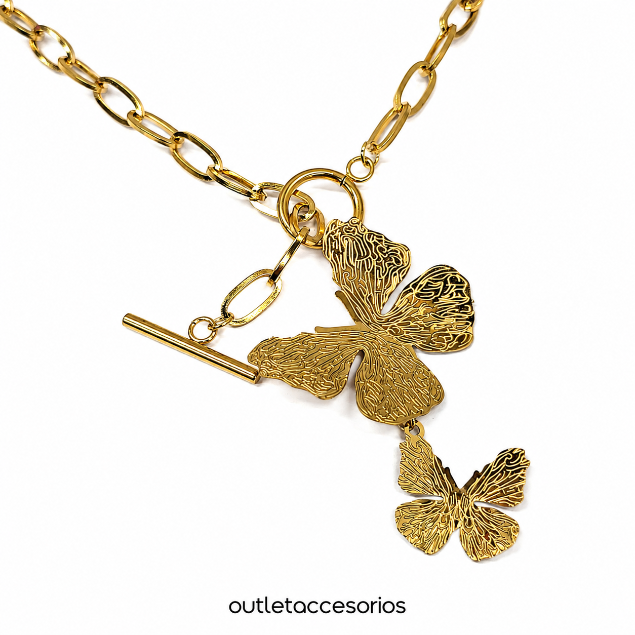 Collar mariposa