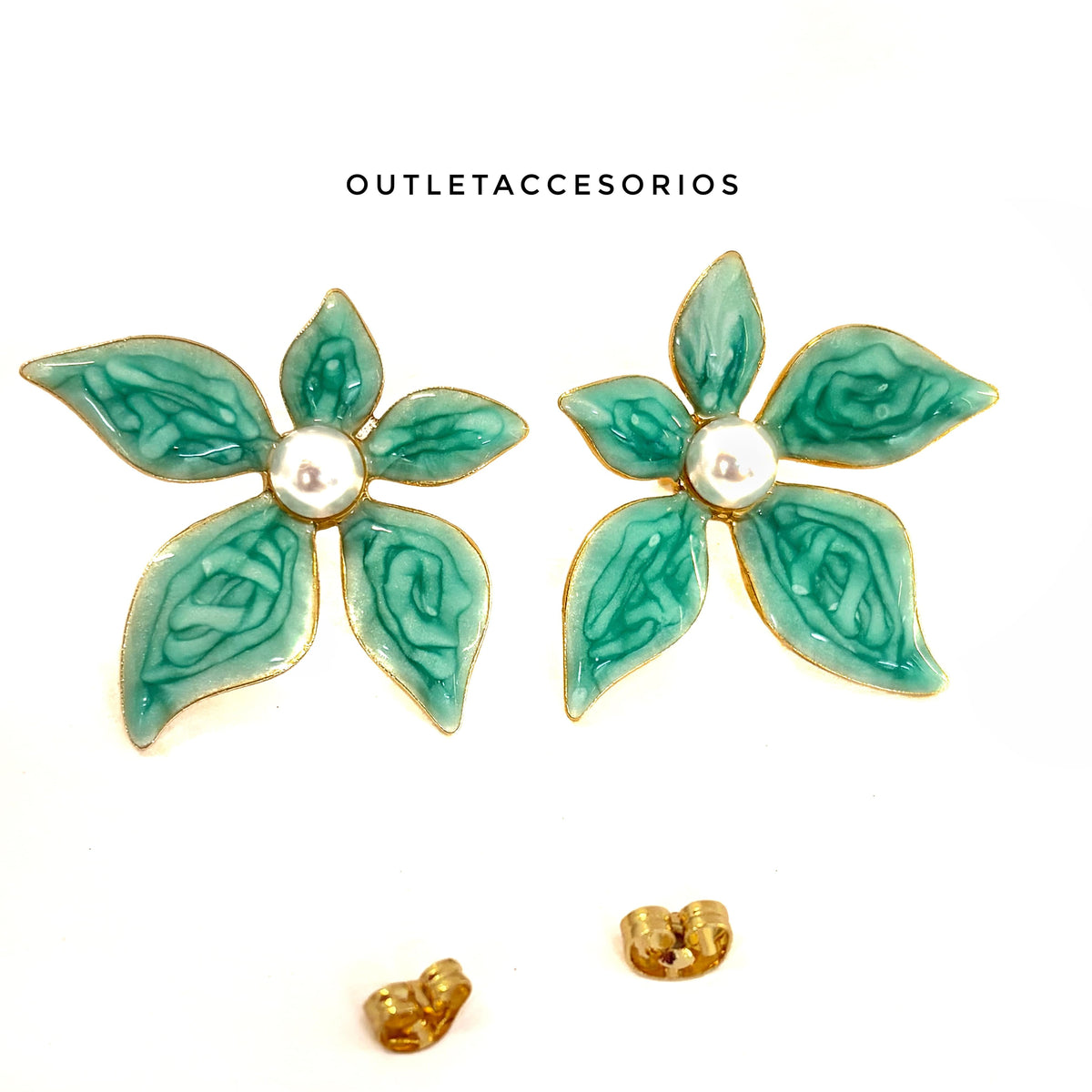 Aros flor dalila