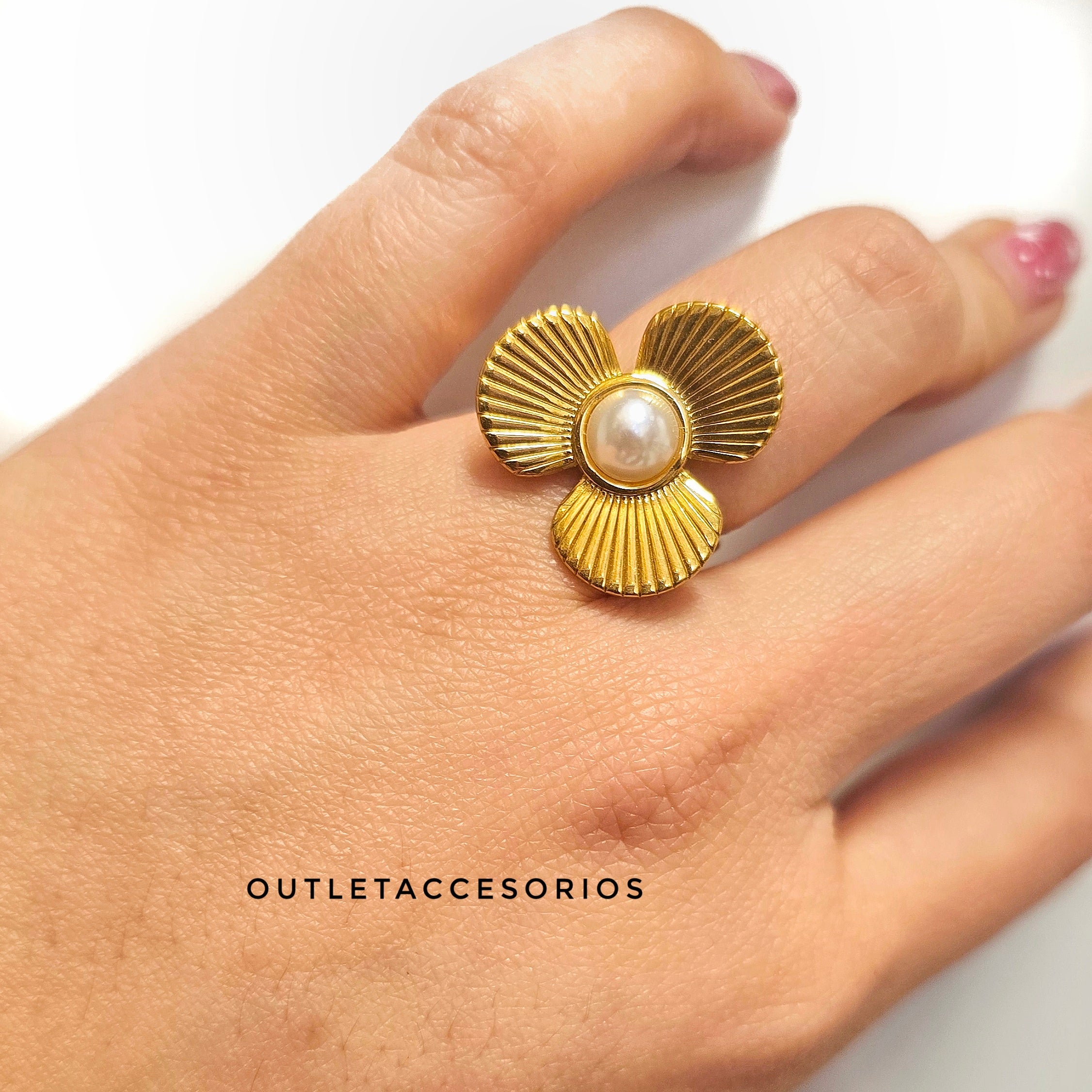 Anillo flor 🌼 (10)