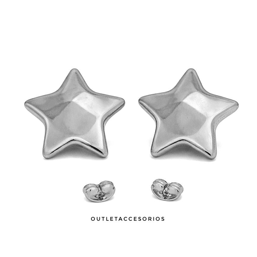 Aros estrella caramelo