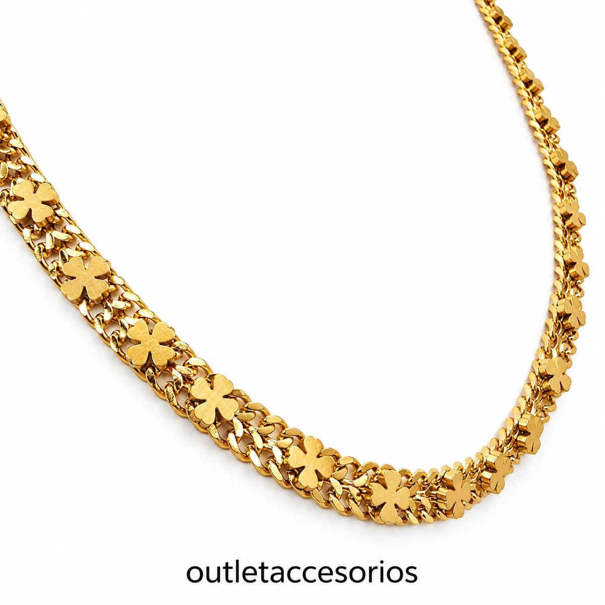 Colla boho chic trebol