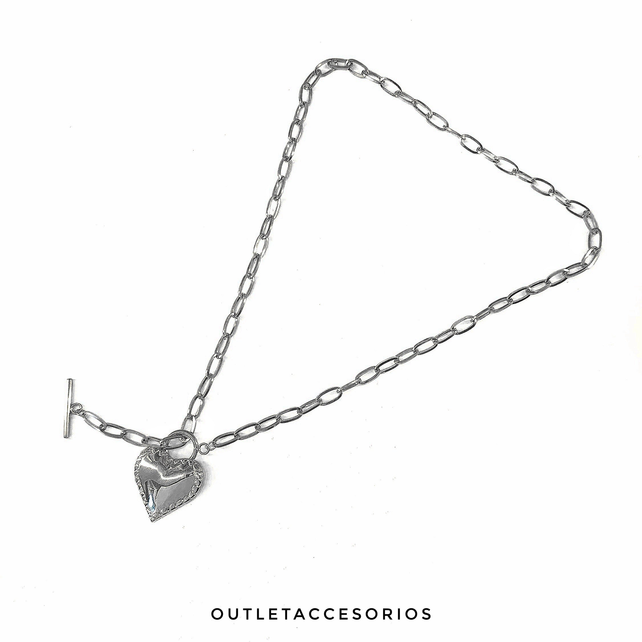 Collar corazon barroco