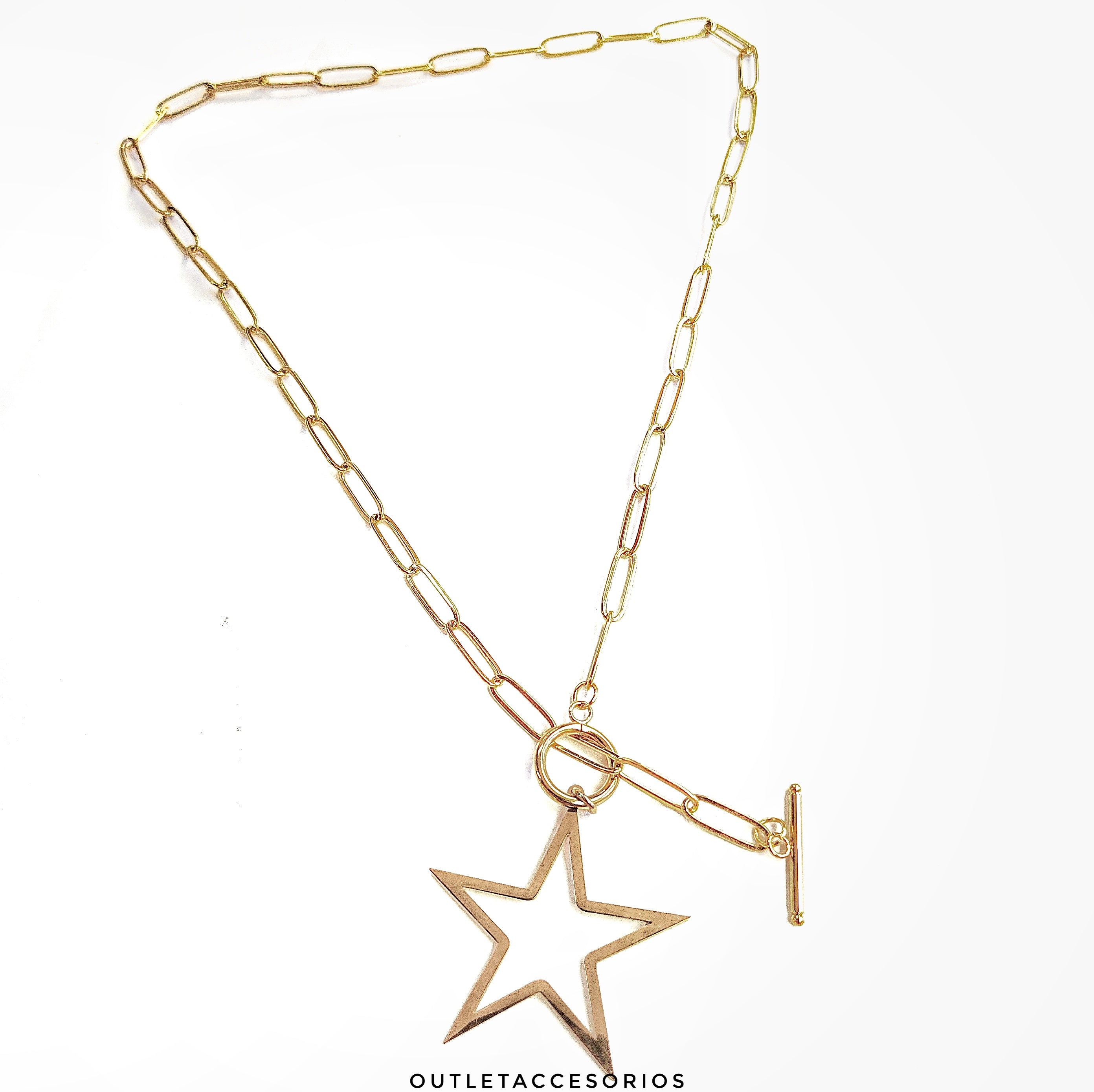 Collar silueta estrella