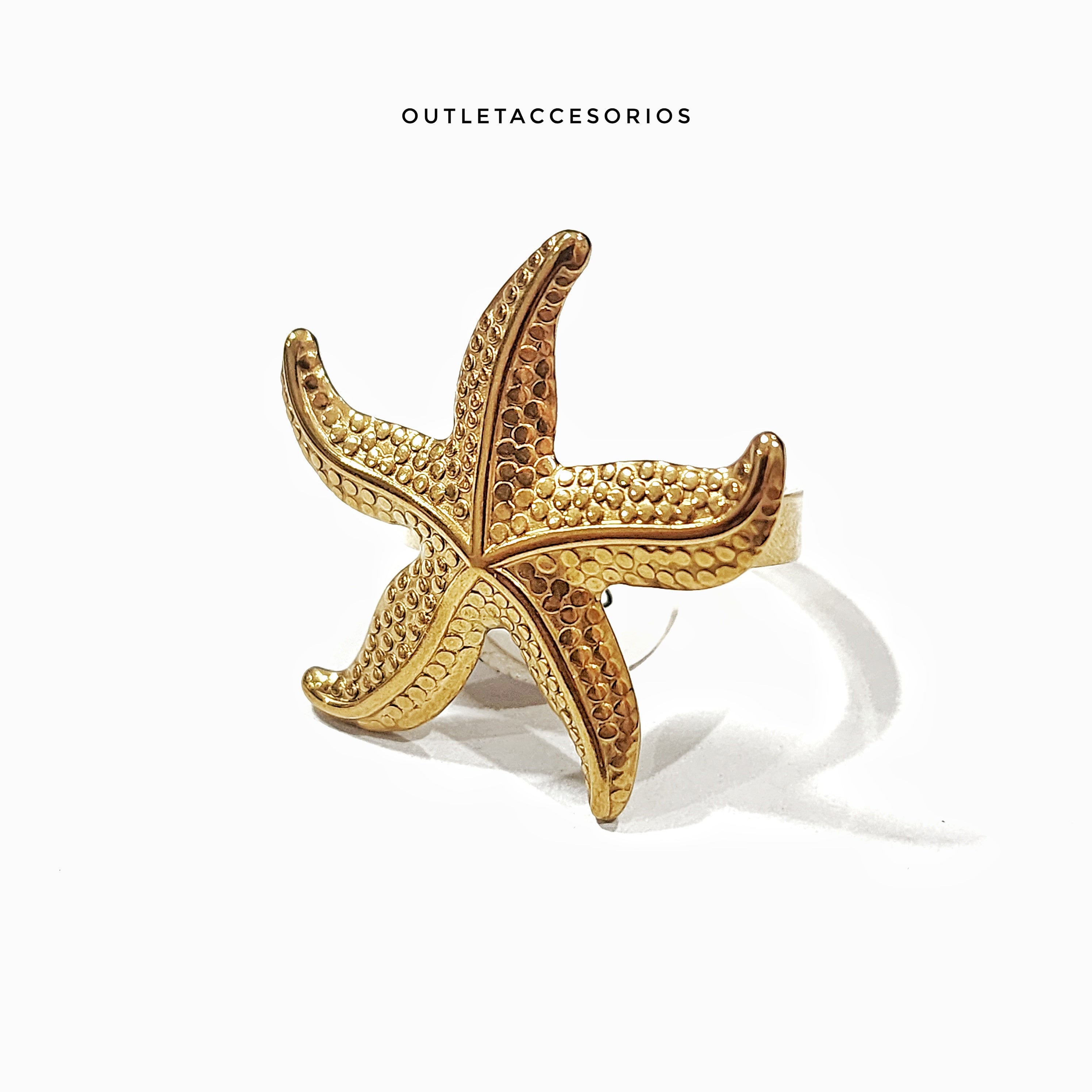 Anillo estrella de mar 🐚(8)