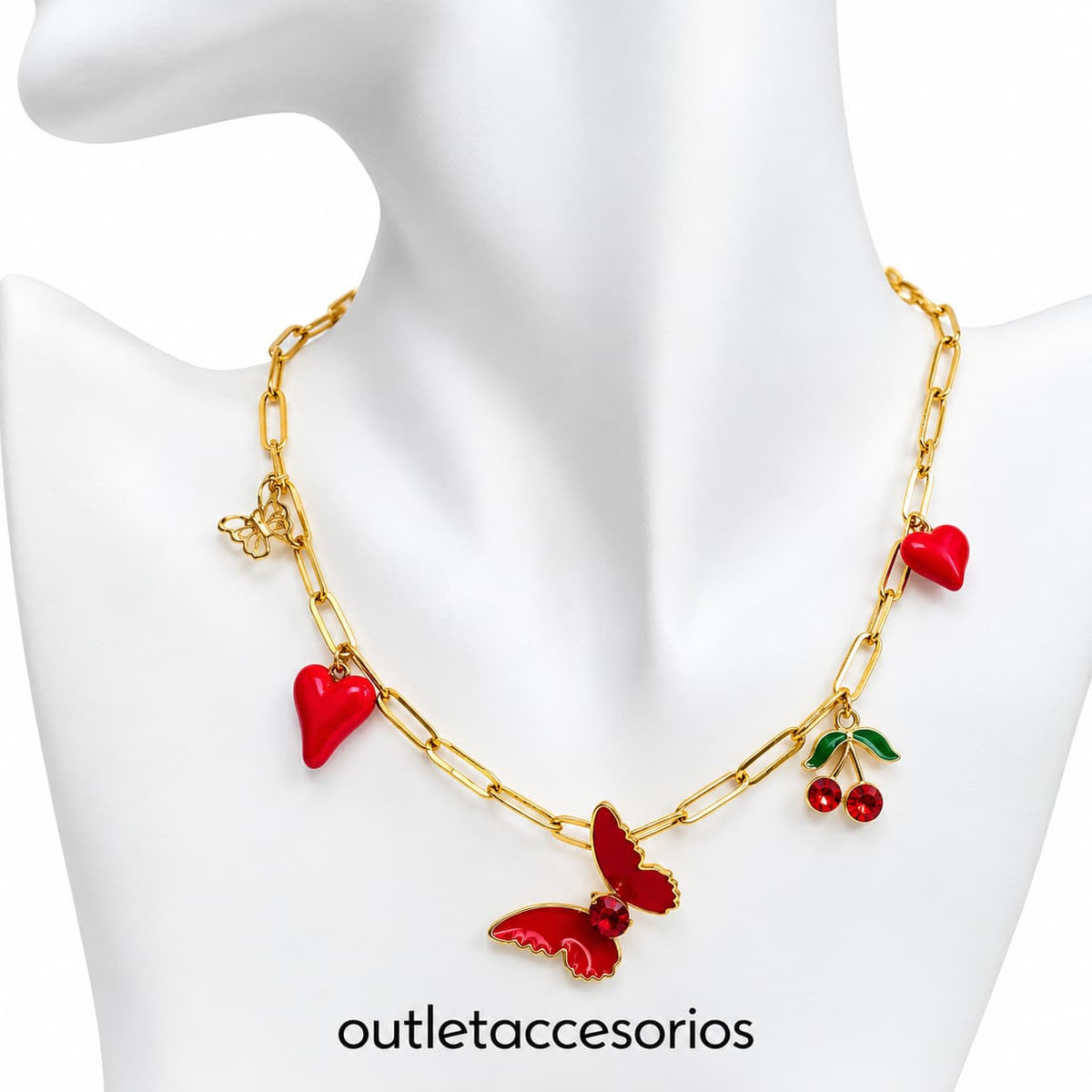 Collar mariposa