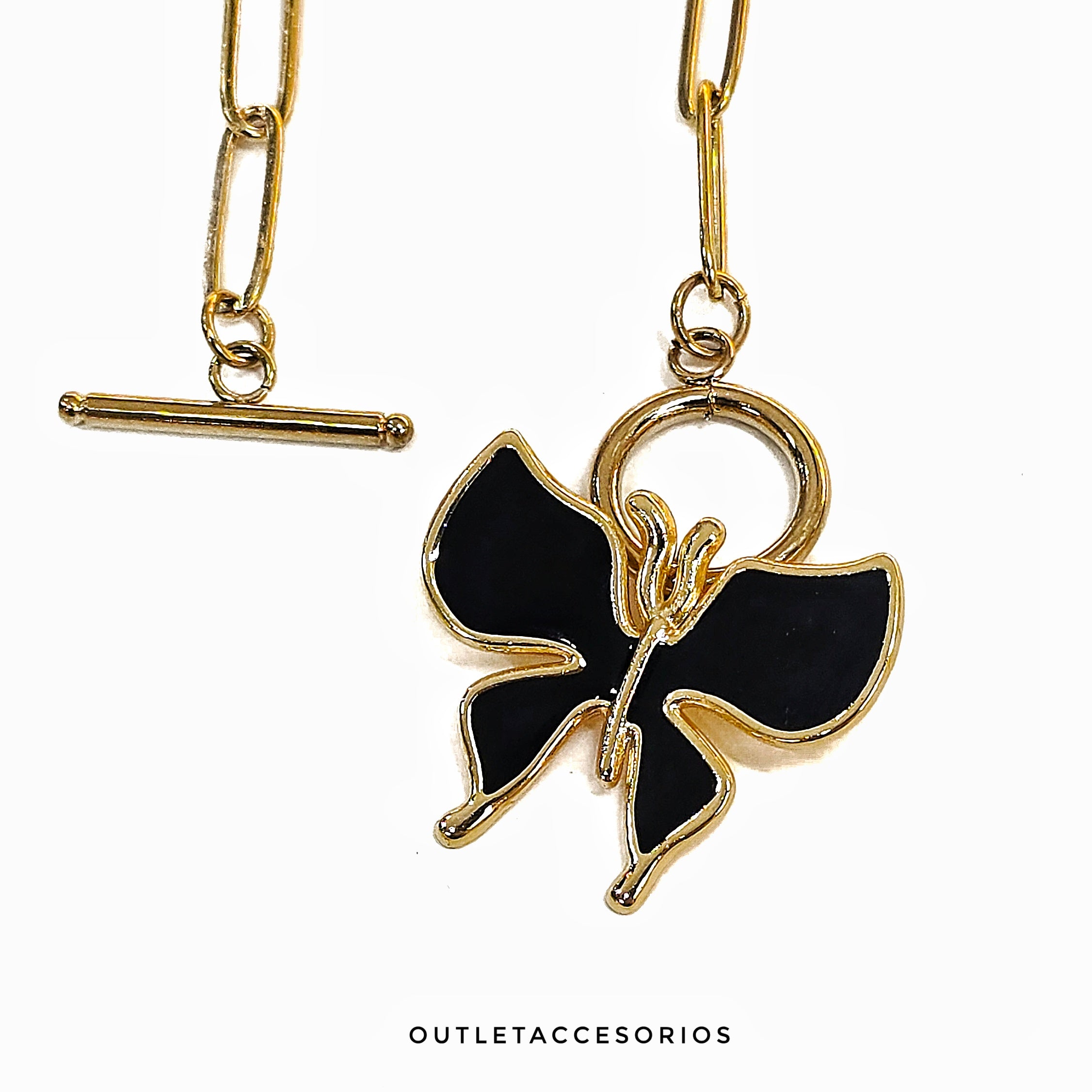 Collar mariposa