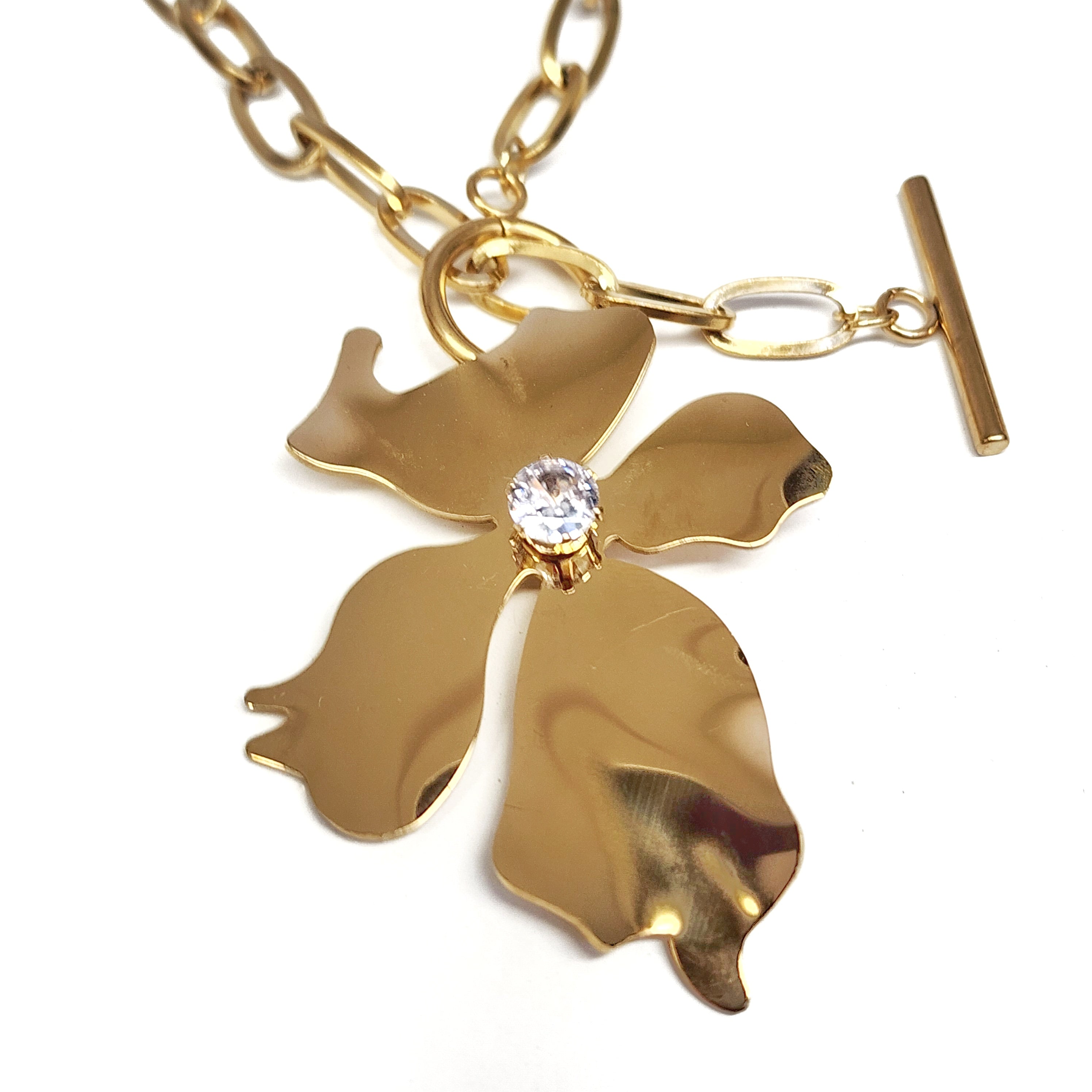 Collar flor aurora