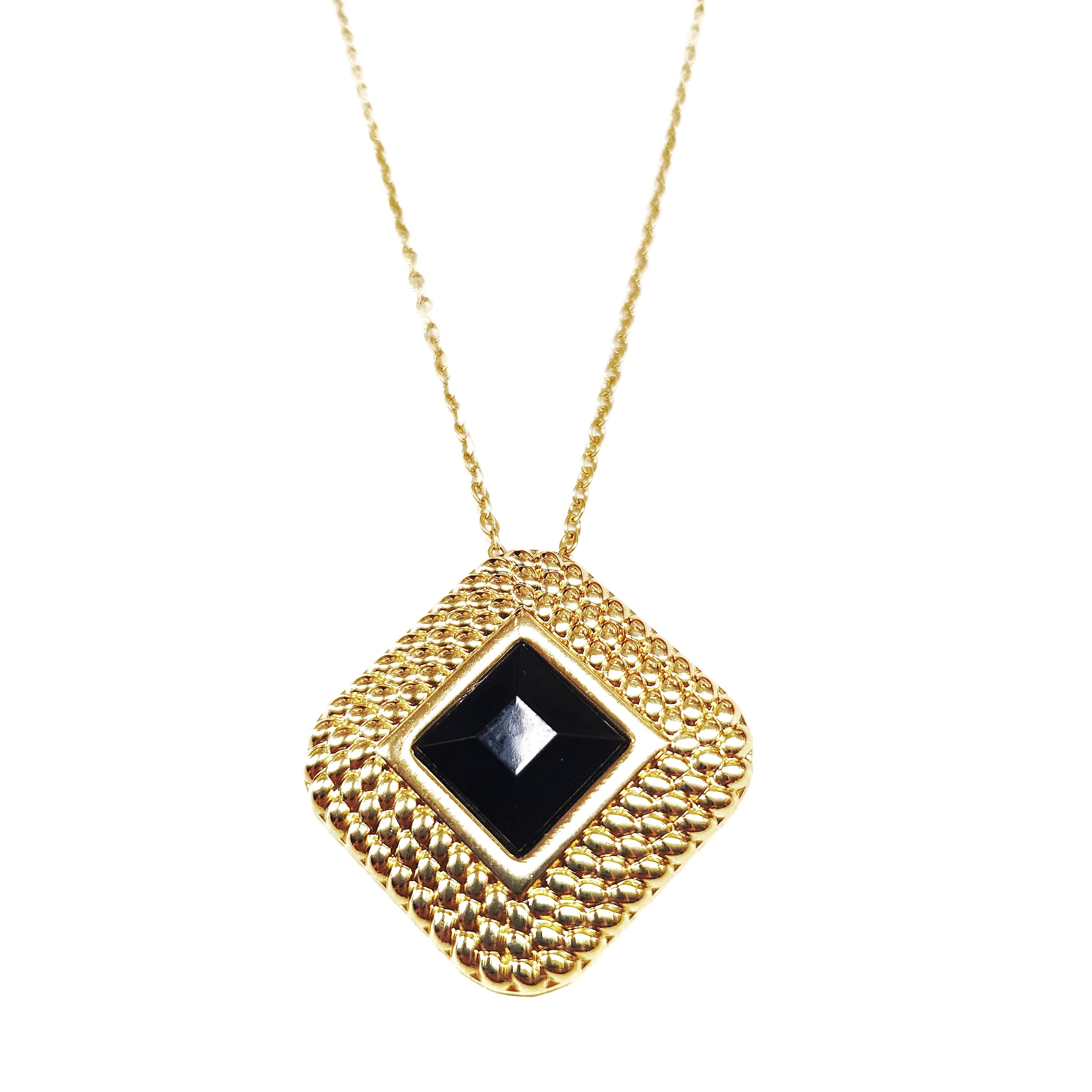 Cadena + brillo negro