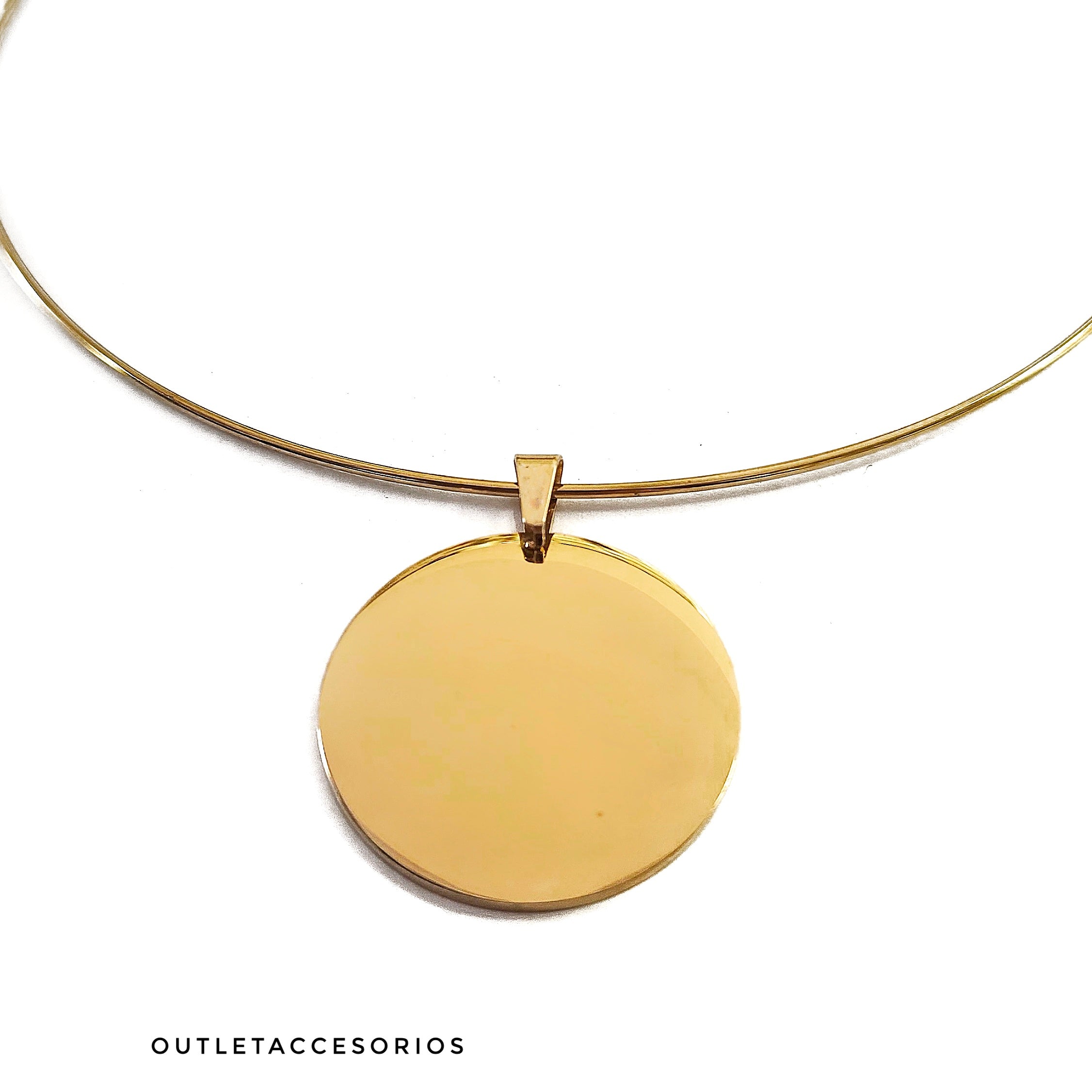 Collar medalla torques