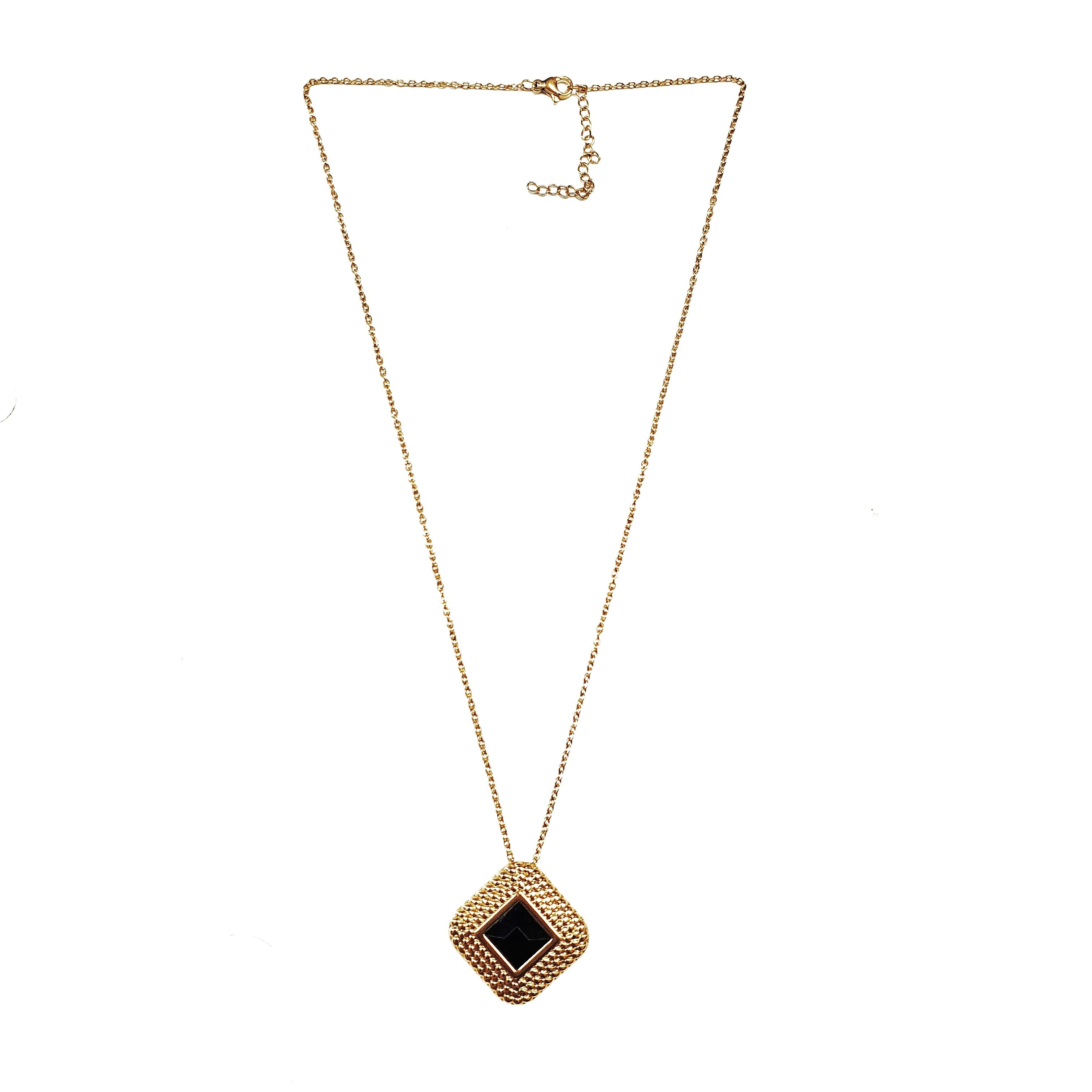 Cadena + brillo negro