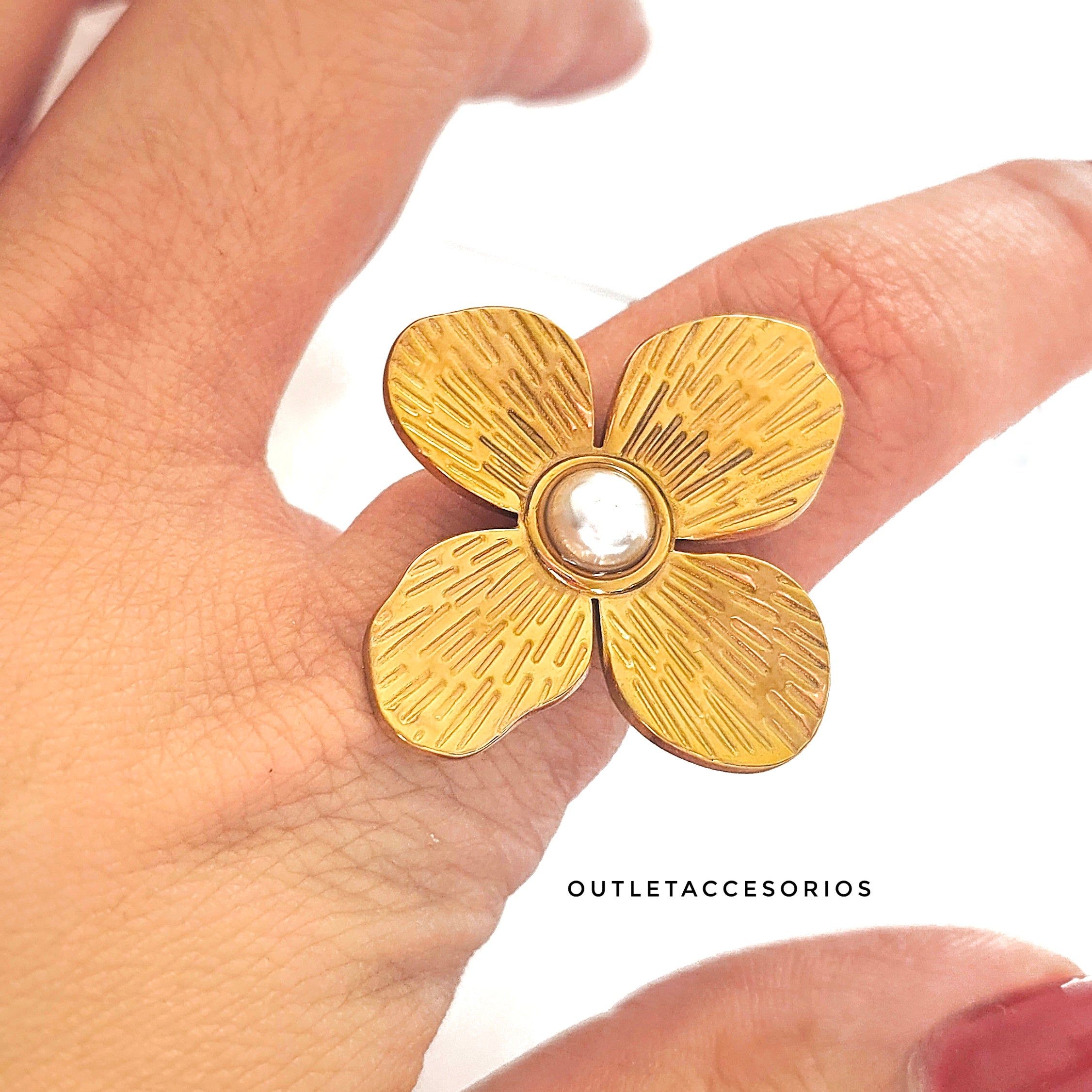 Anillo flor