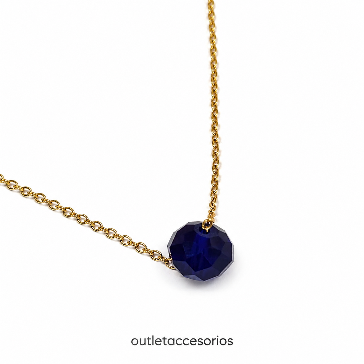 Collar luz azul