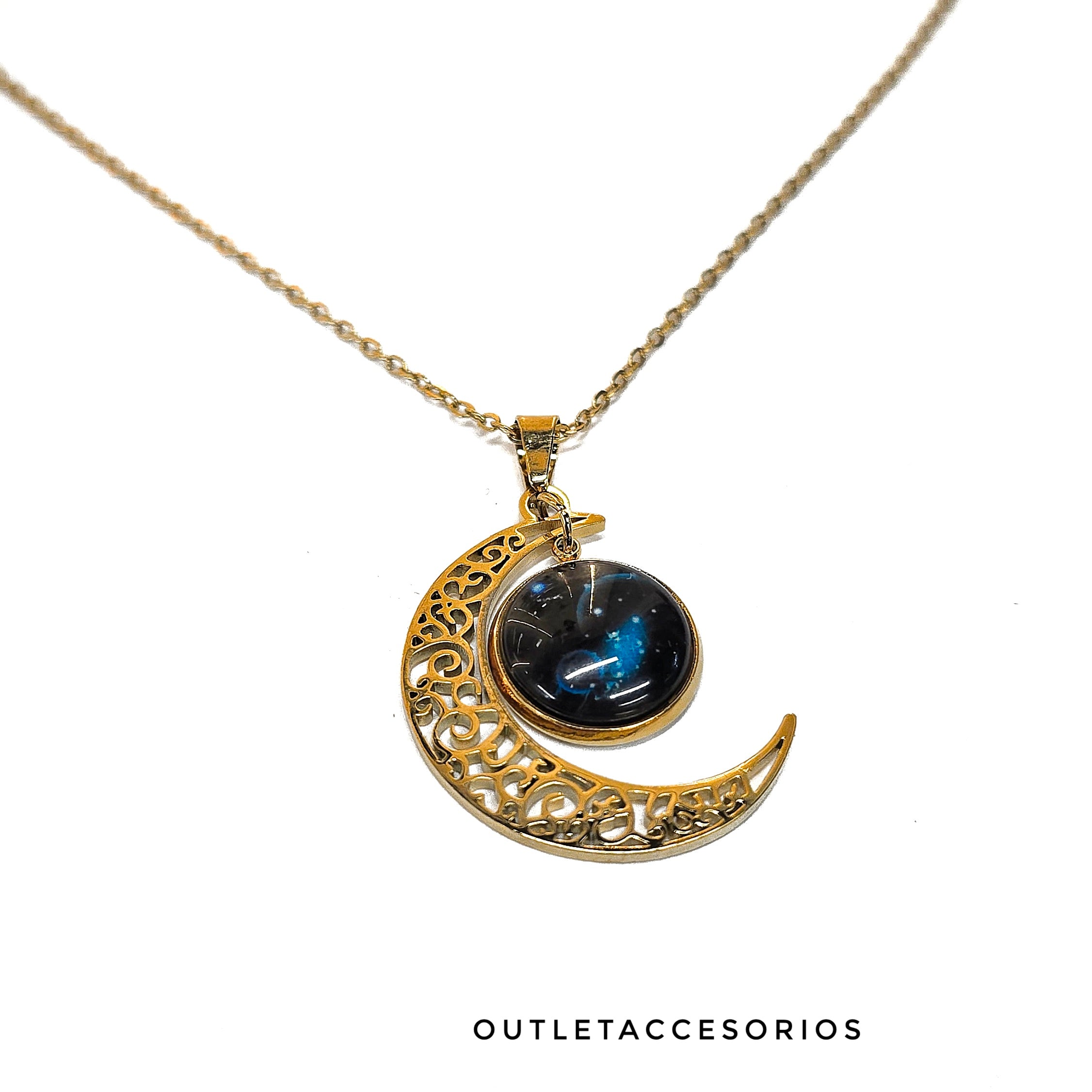 Collar luna barroco