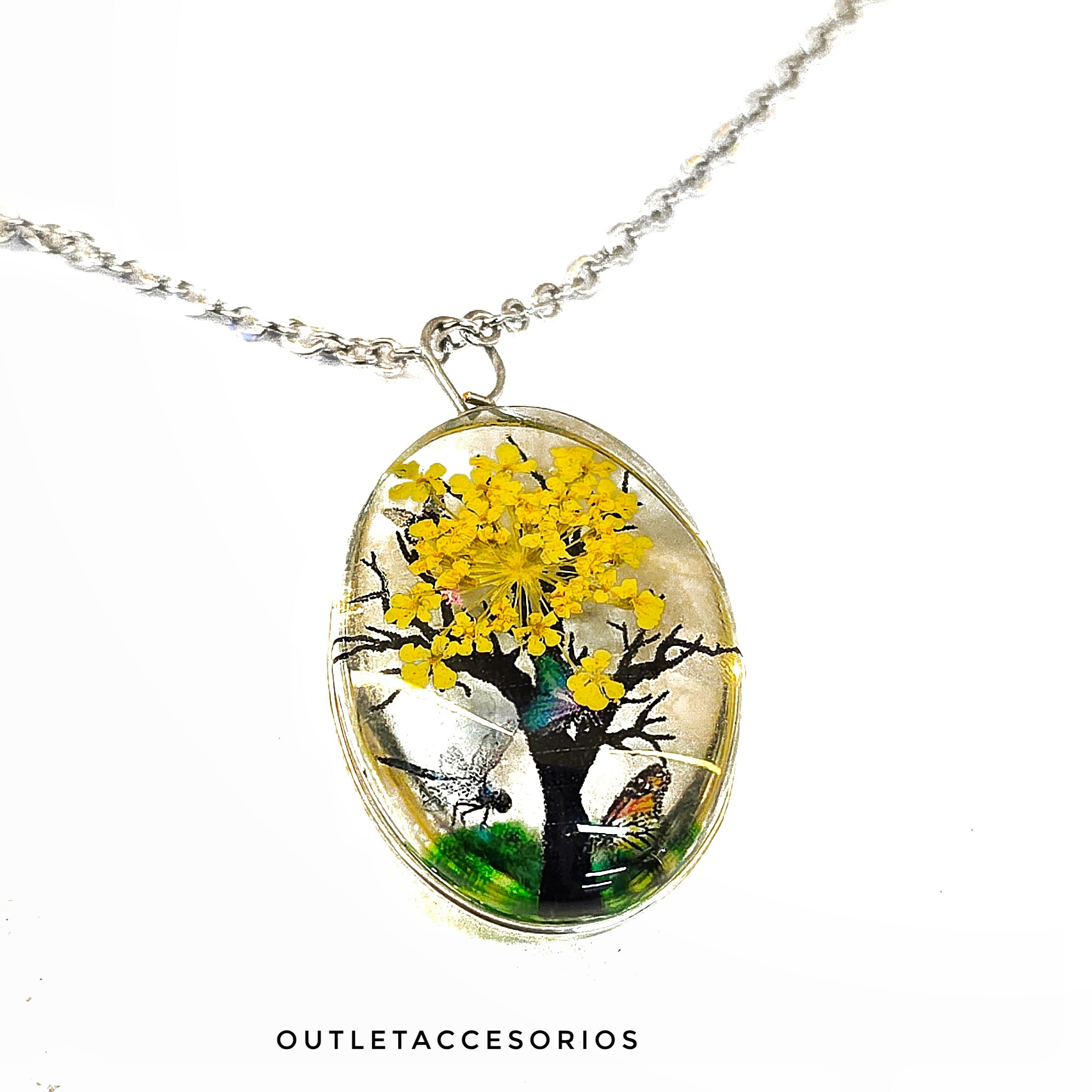 Collar bosque encapsulada