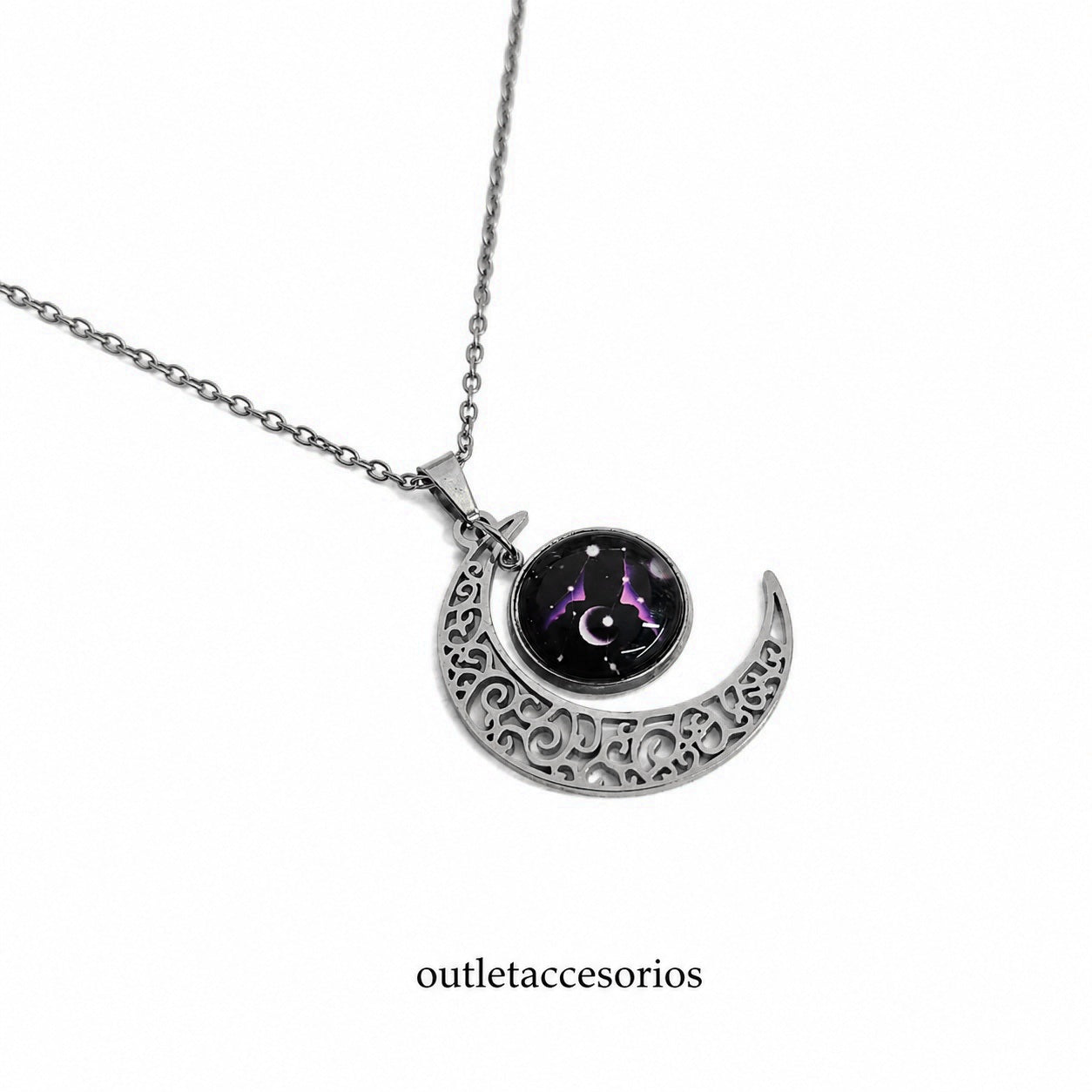 Collar luna barroco