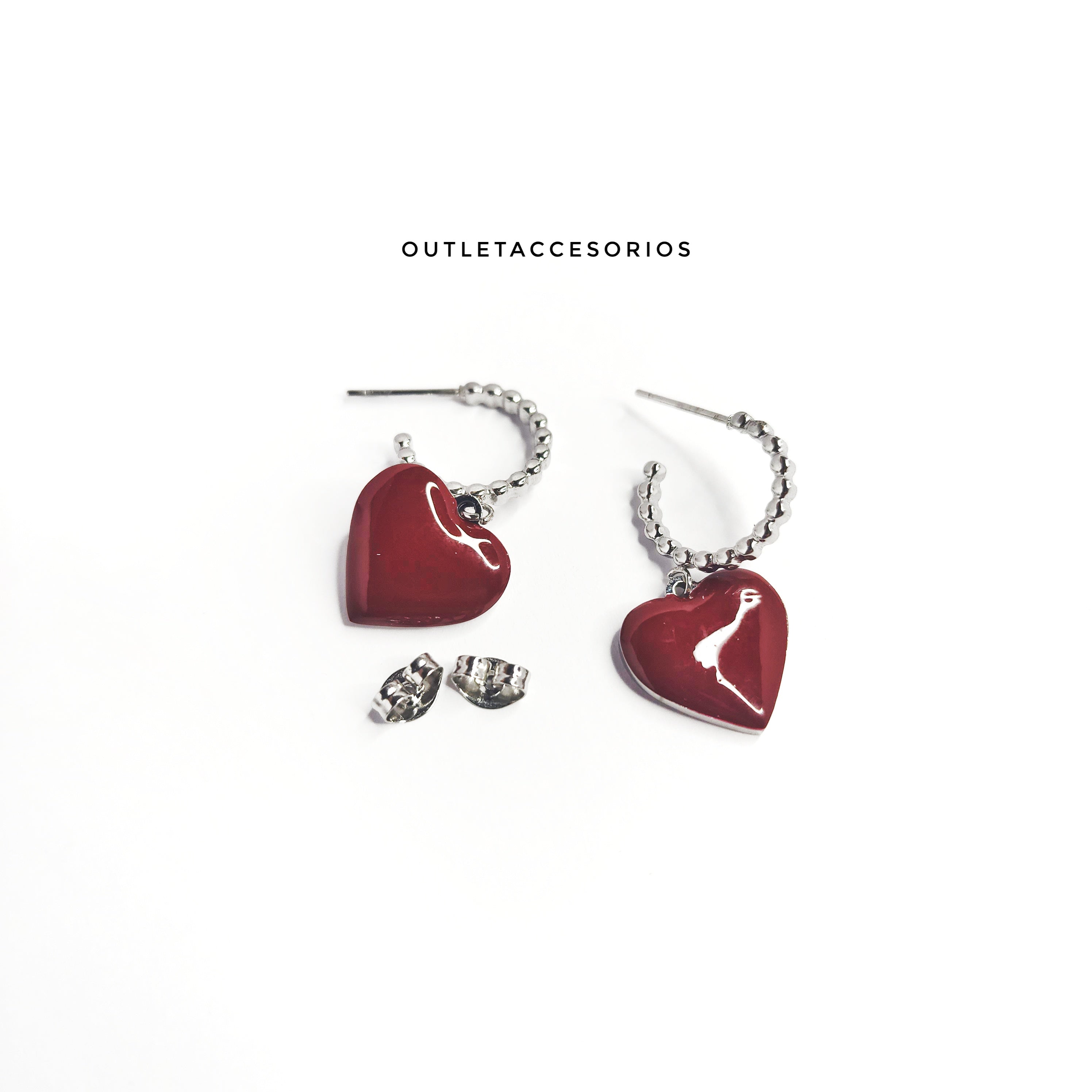 Argolla Corazon amor silver