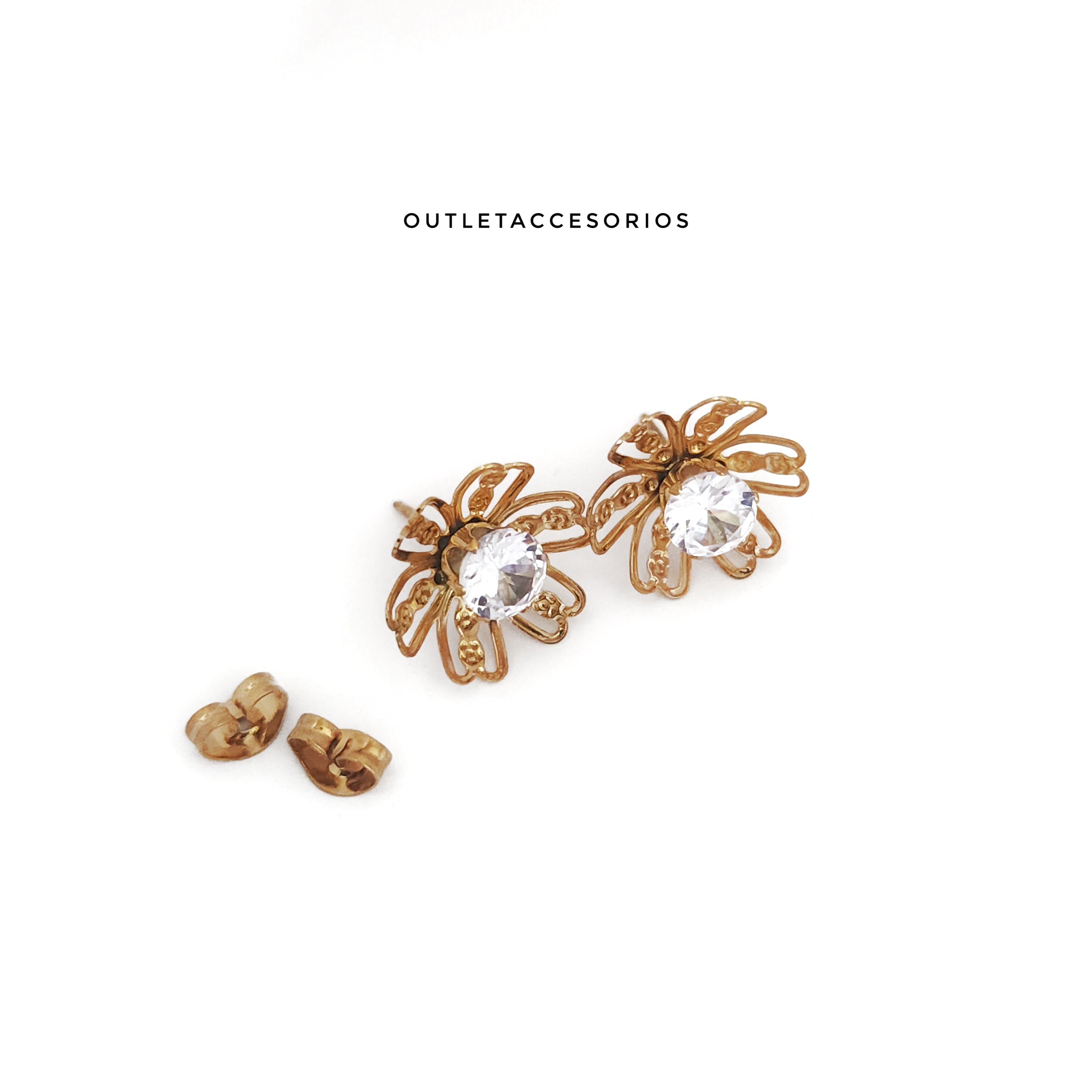 Aros Flor Brillo