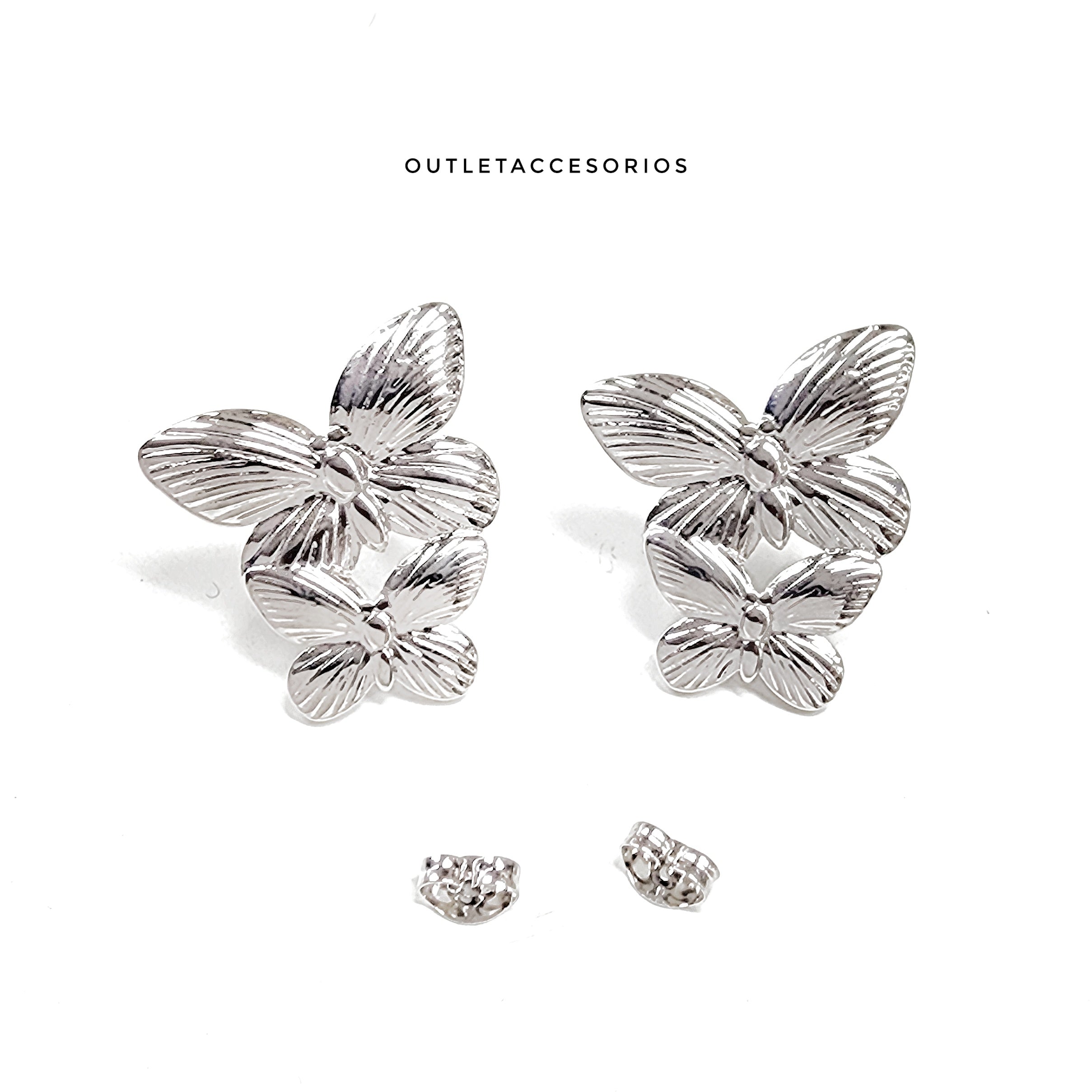 Aros mariposa doble