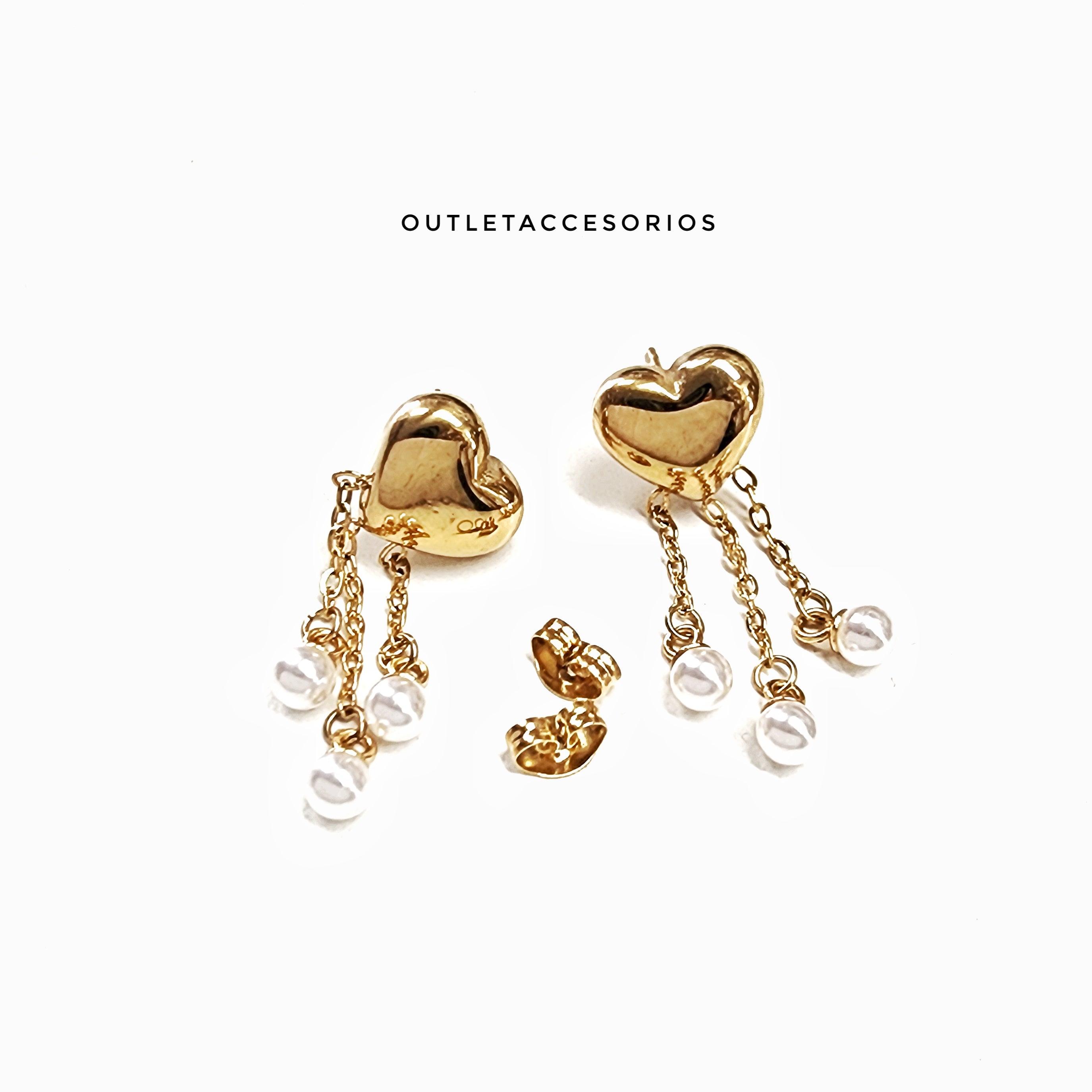 Aros Corazon vanesa