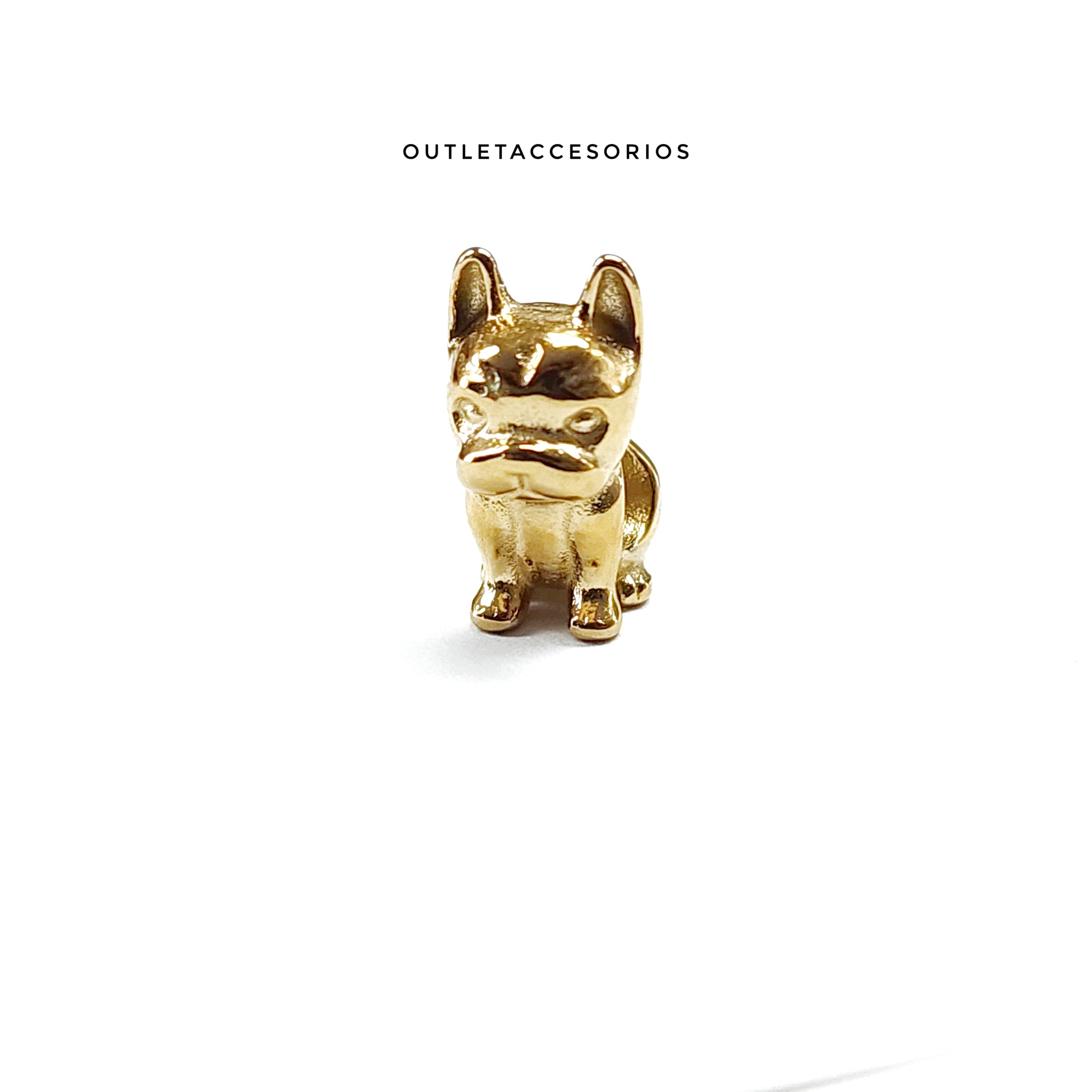 Charms Buldog Dorado
