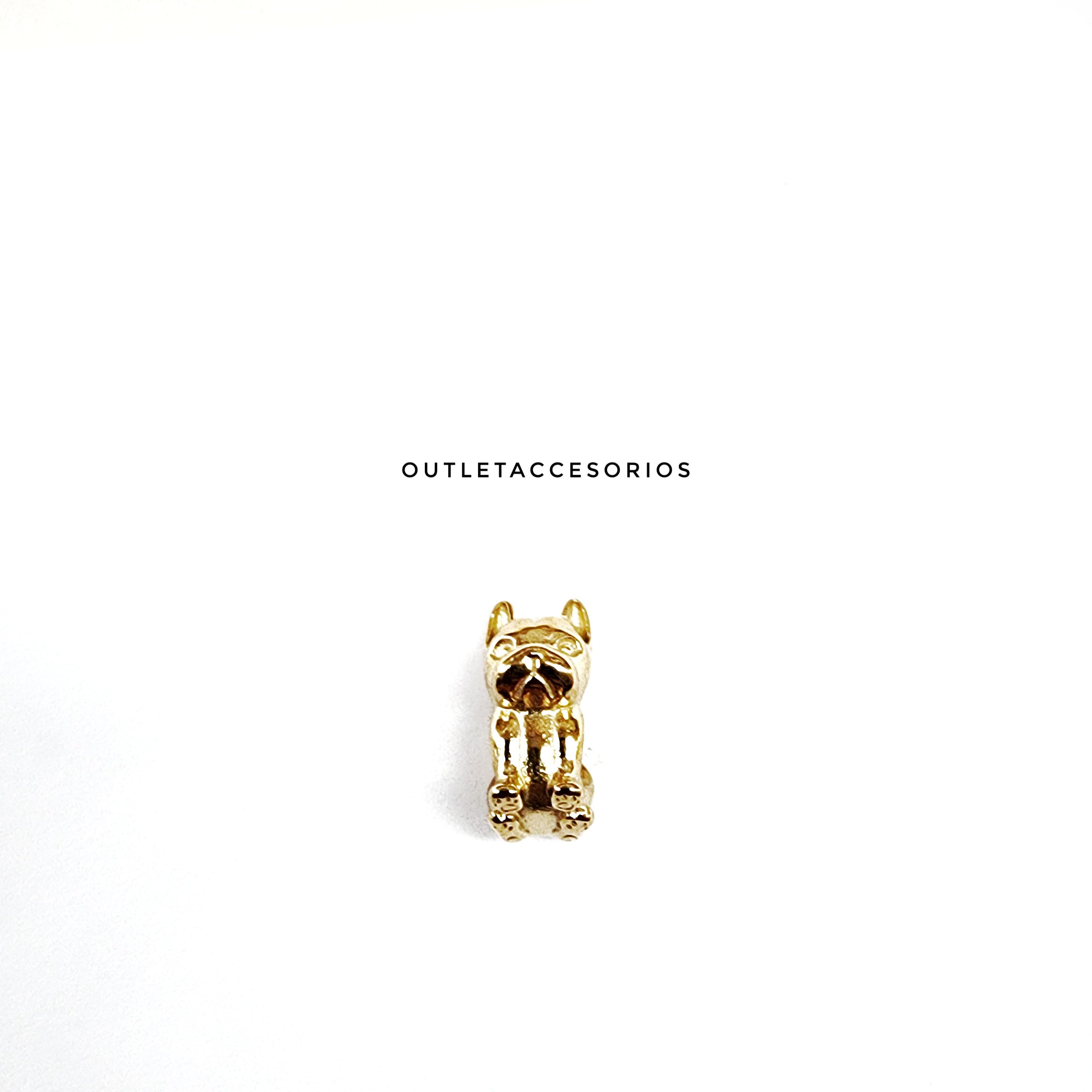 Charms Buldog Dorado