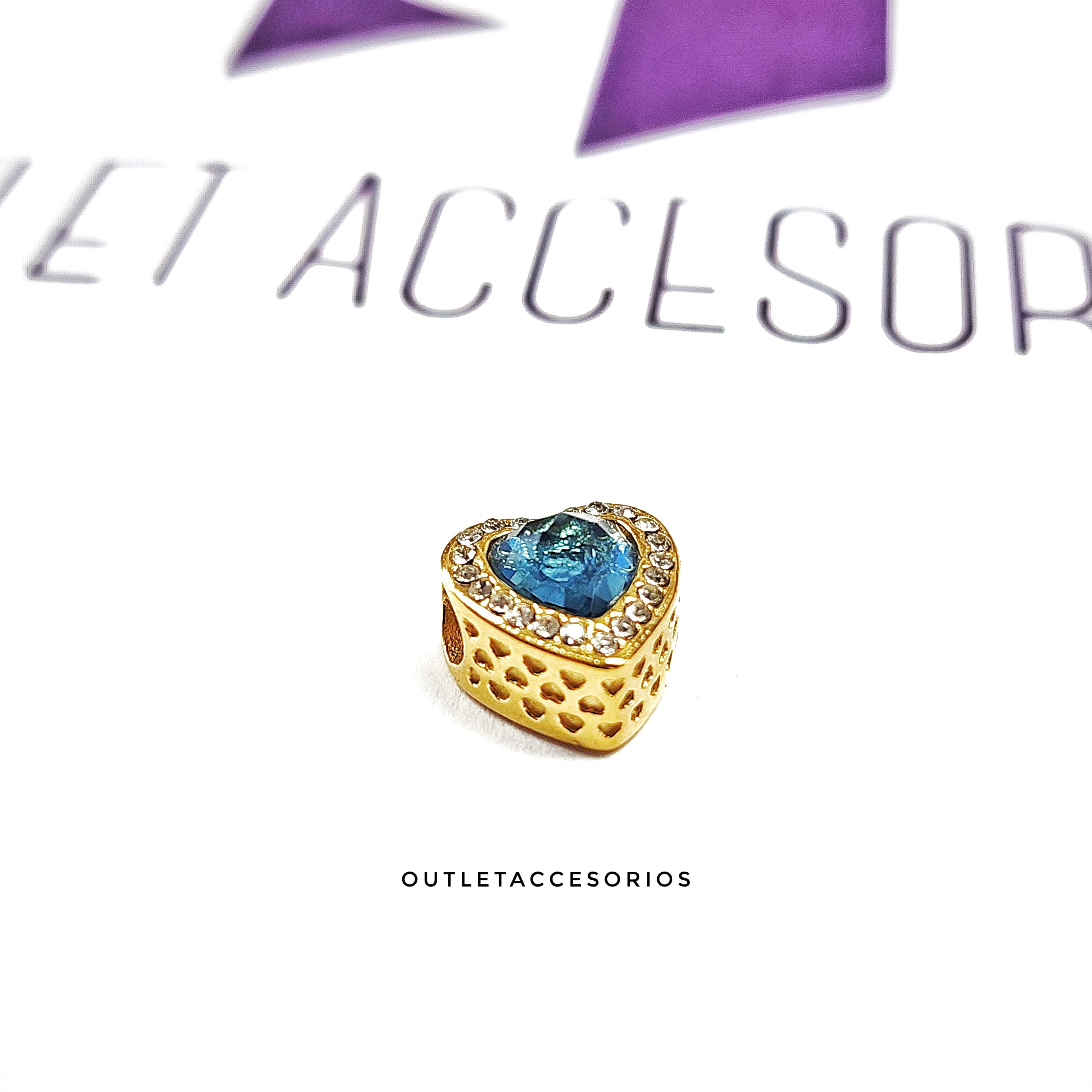 Charms Corazon Azul