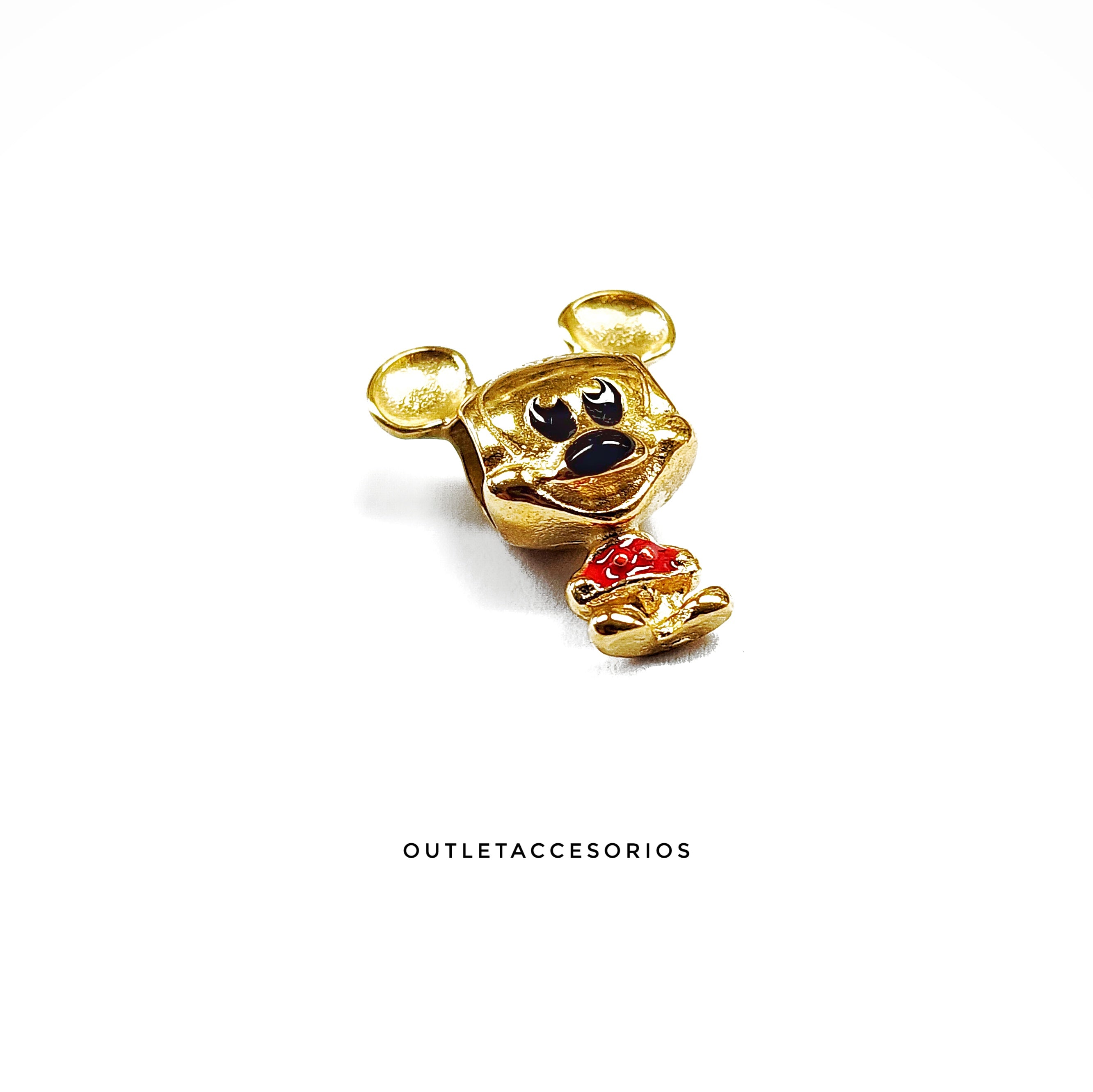 Charms Mickey Dorado