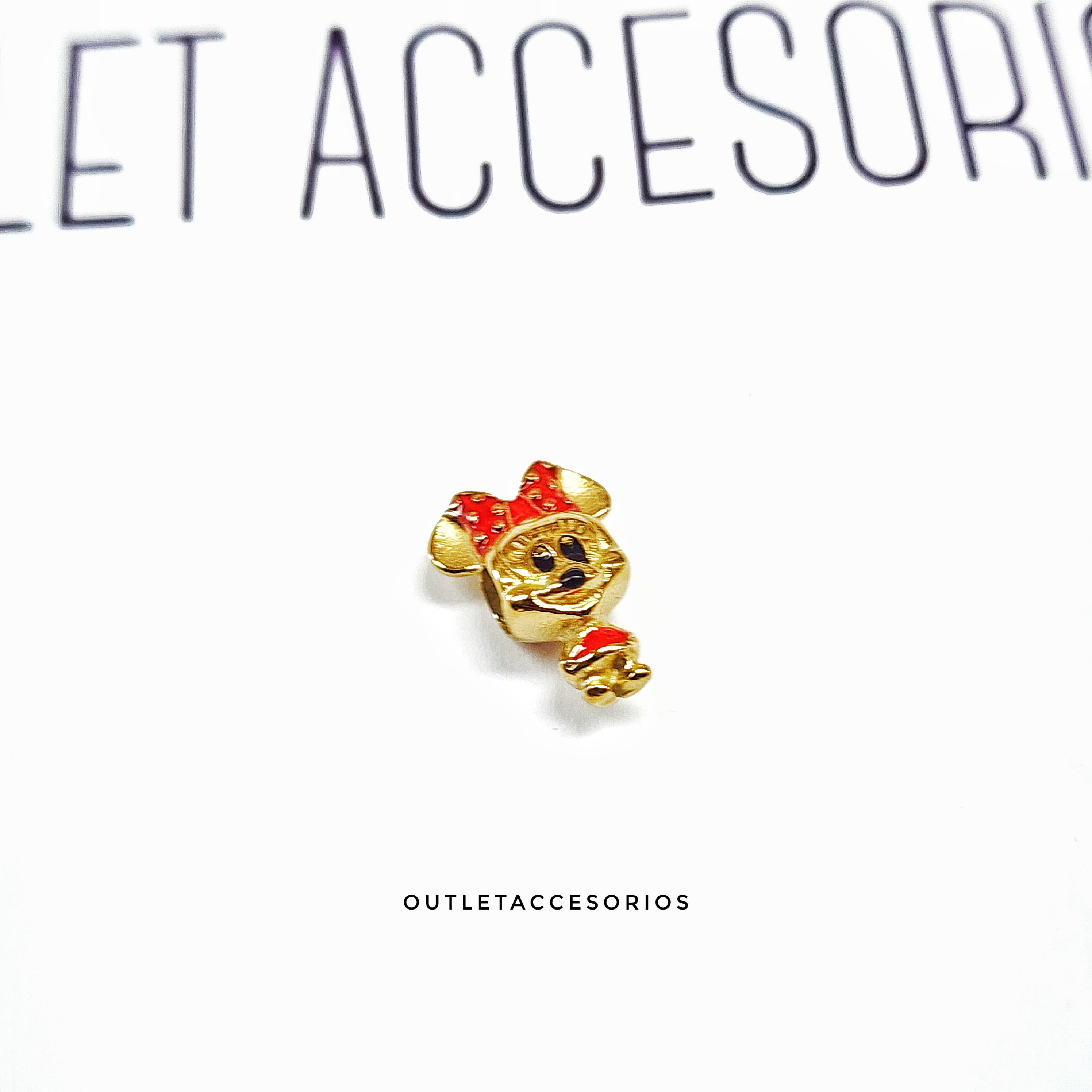 Charms Minnie Dorado