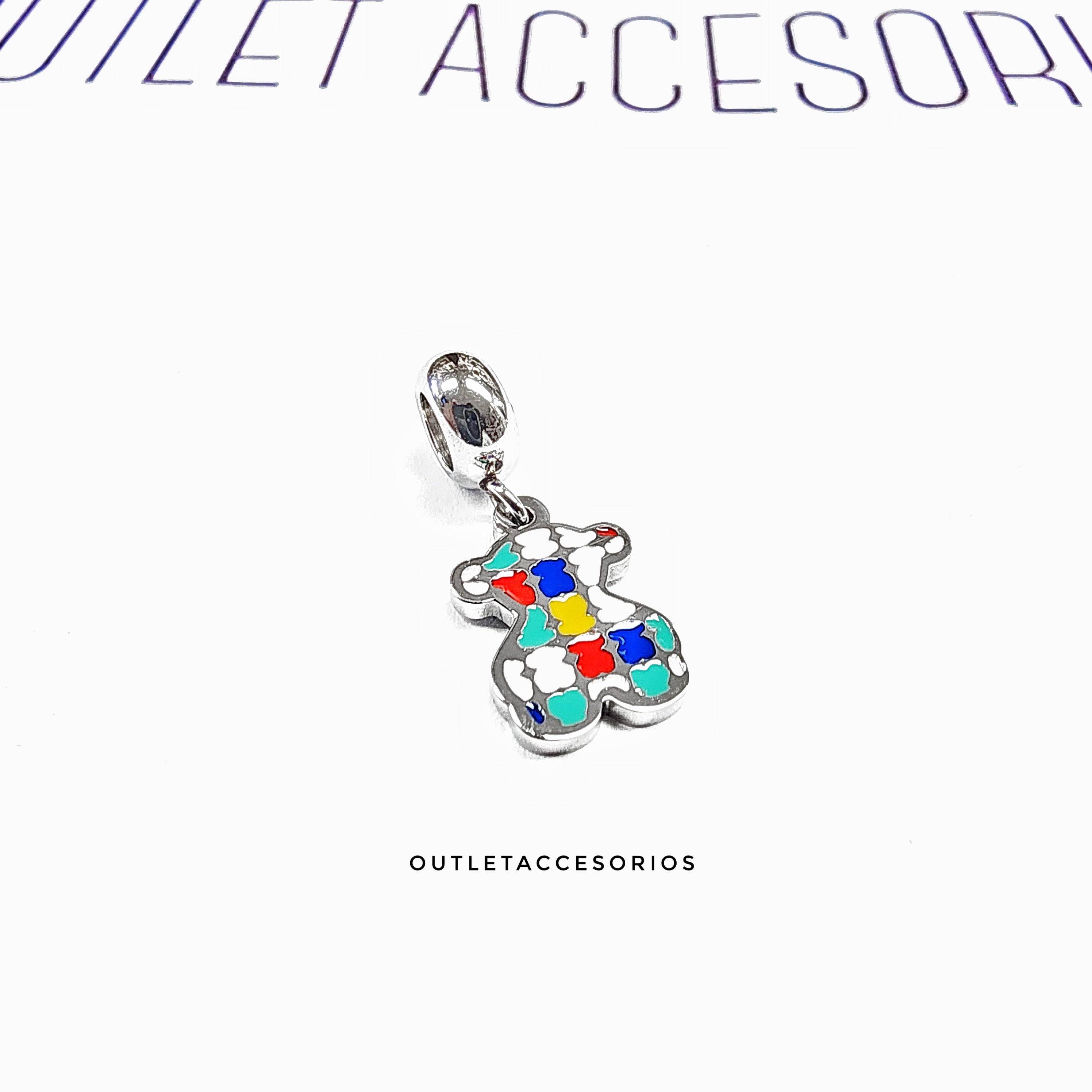 Charms Tous psicodélico Plateado