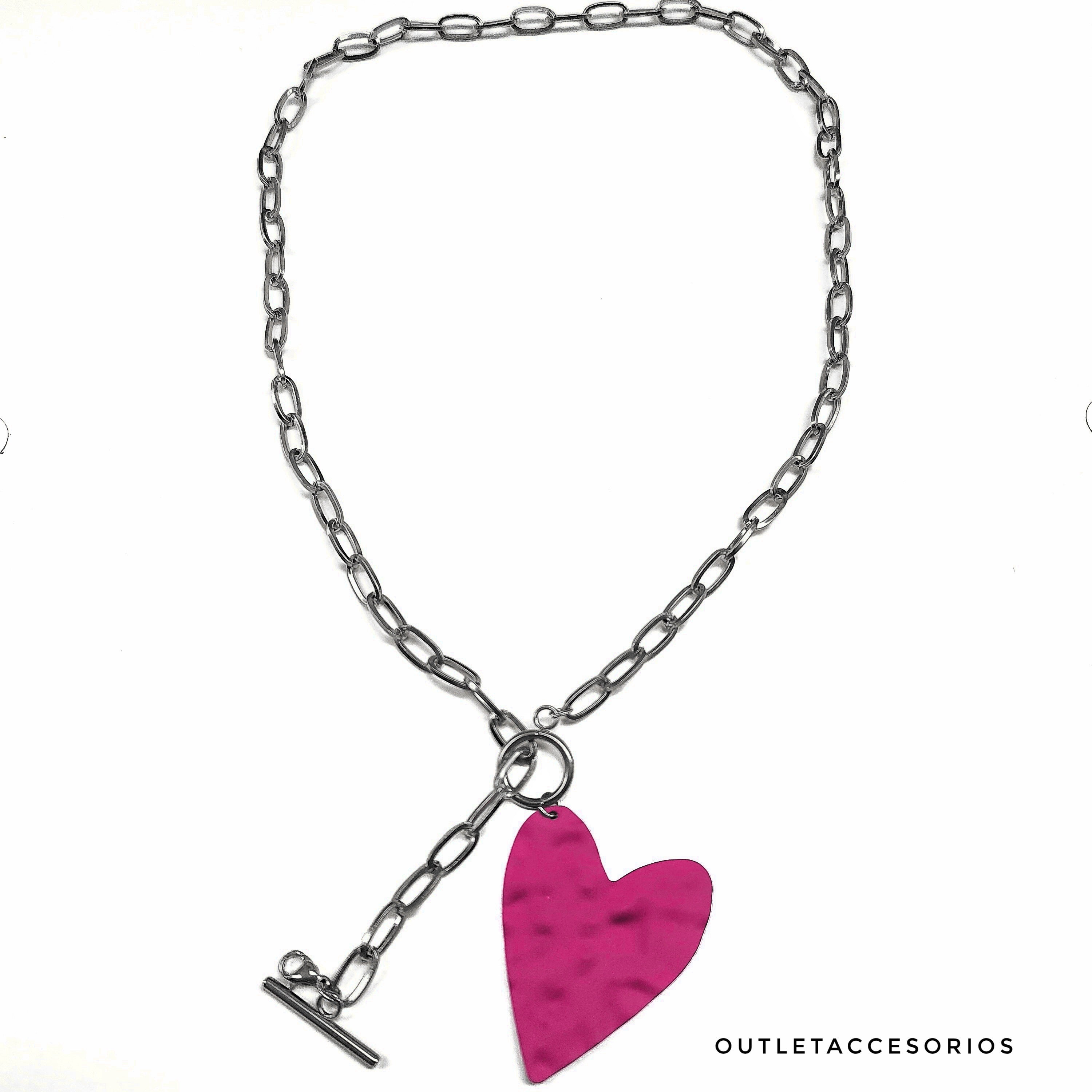 Collar agatha plateado