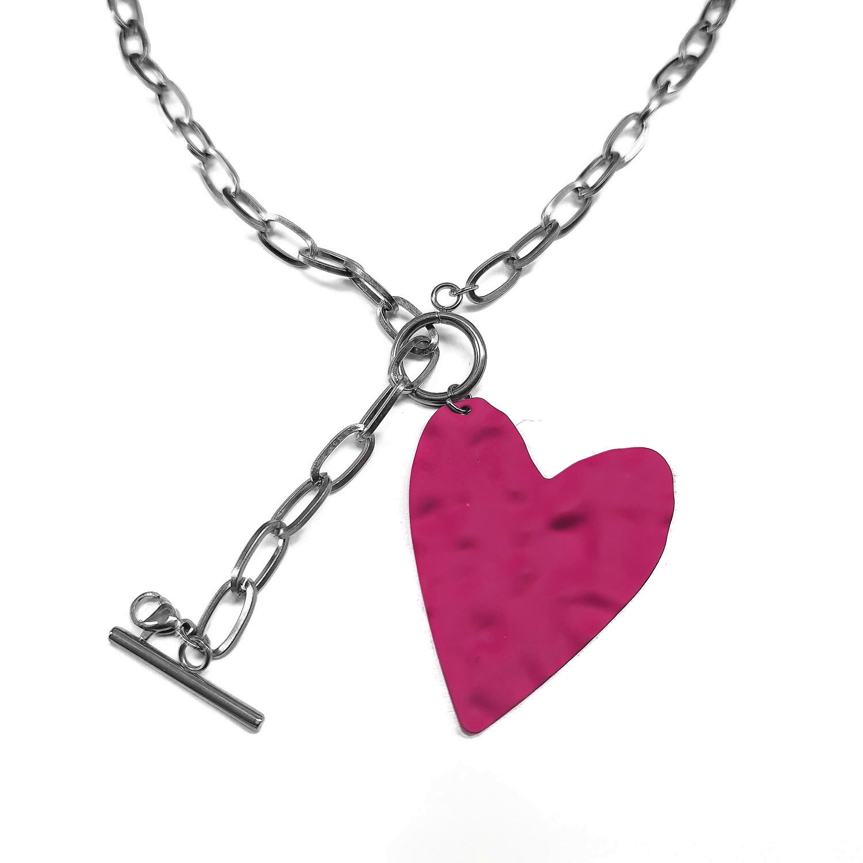Collar agatha plateado