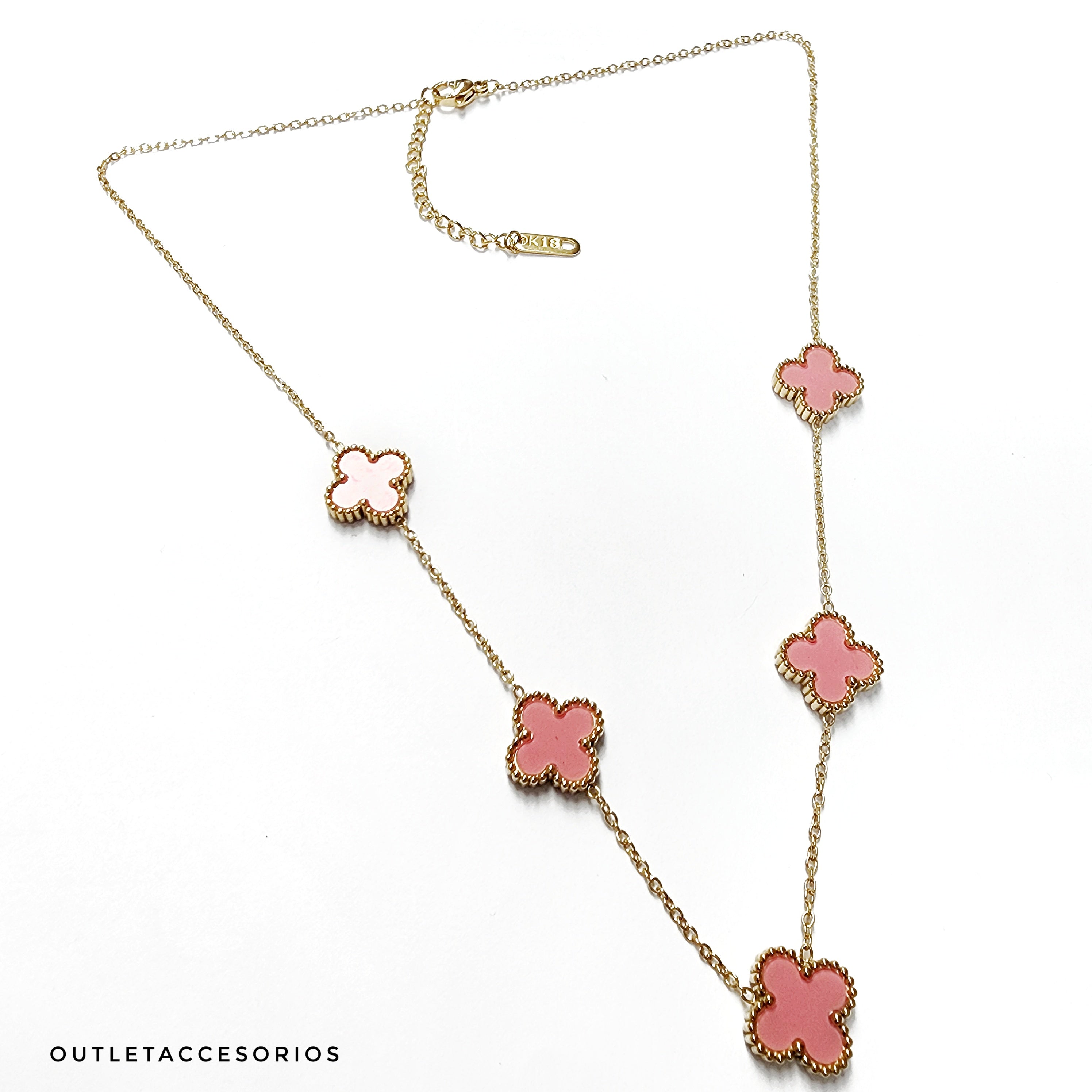 Collar Alhambra rosa